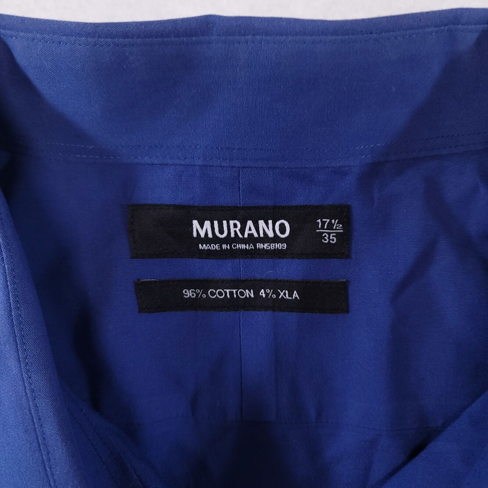 Murano Murano Casual Long Sleeve Button Shirt Men Size 17.5/35 Blue Size US M / EU 48-50 / 2 - 3 Thumbnail