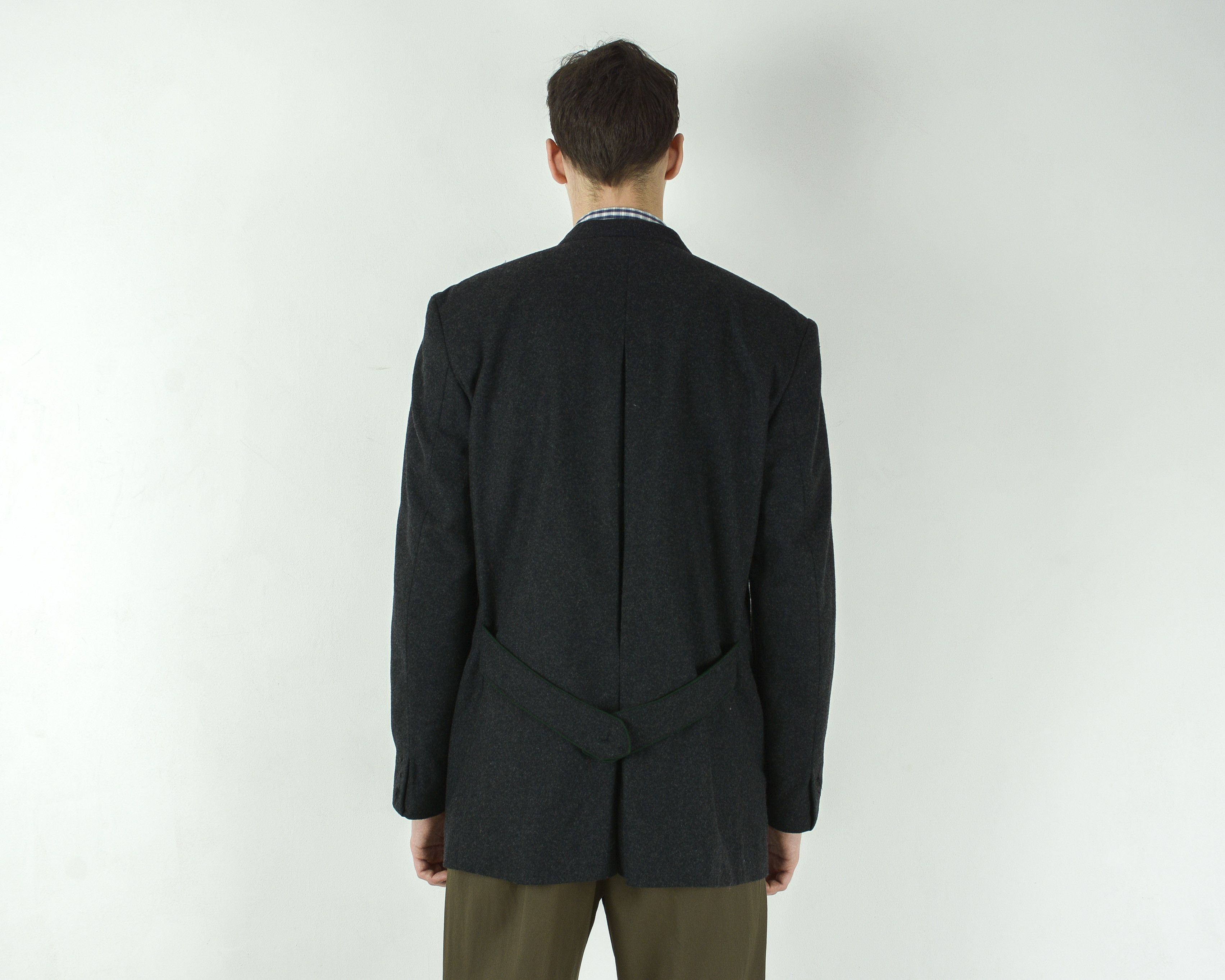 Vintage Country Line L Wool Suit Blazer UK 42 US Jacket Coat EU 52 Size 42R - 5 Thumbnail