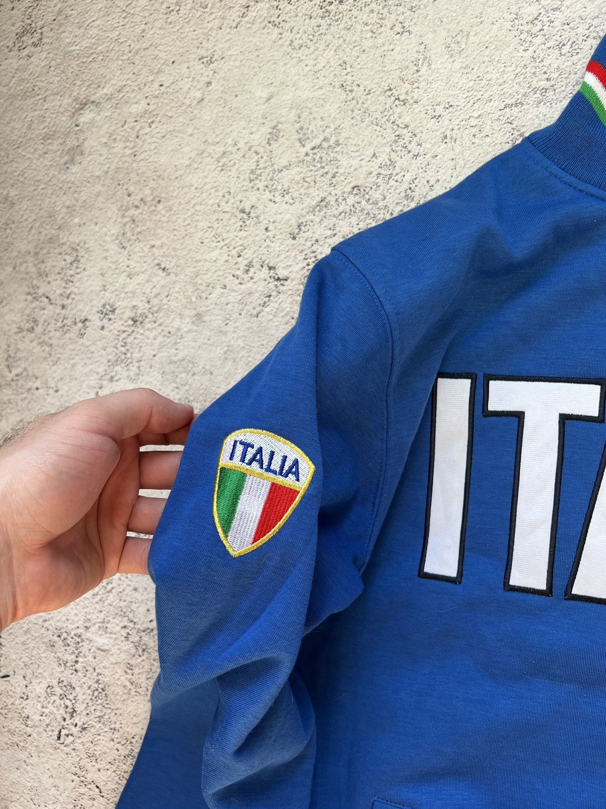 Vintage Y2K ITALIA BIG LOGO TRACK JACKET LIKE KAPPA BLOKE CORE Size US XL / EU 56 / 4 - 4 Thumbnail