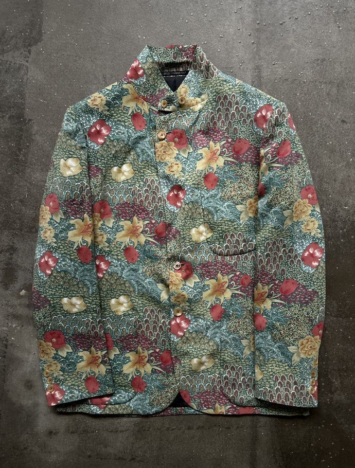 Yohji Yamamoto Yohji Yamamoto SS99 Floral Blazer Size 46R - 3 Thumbnail
