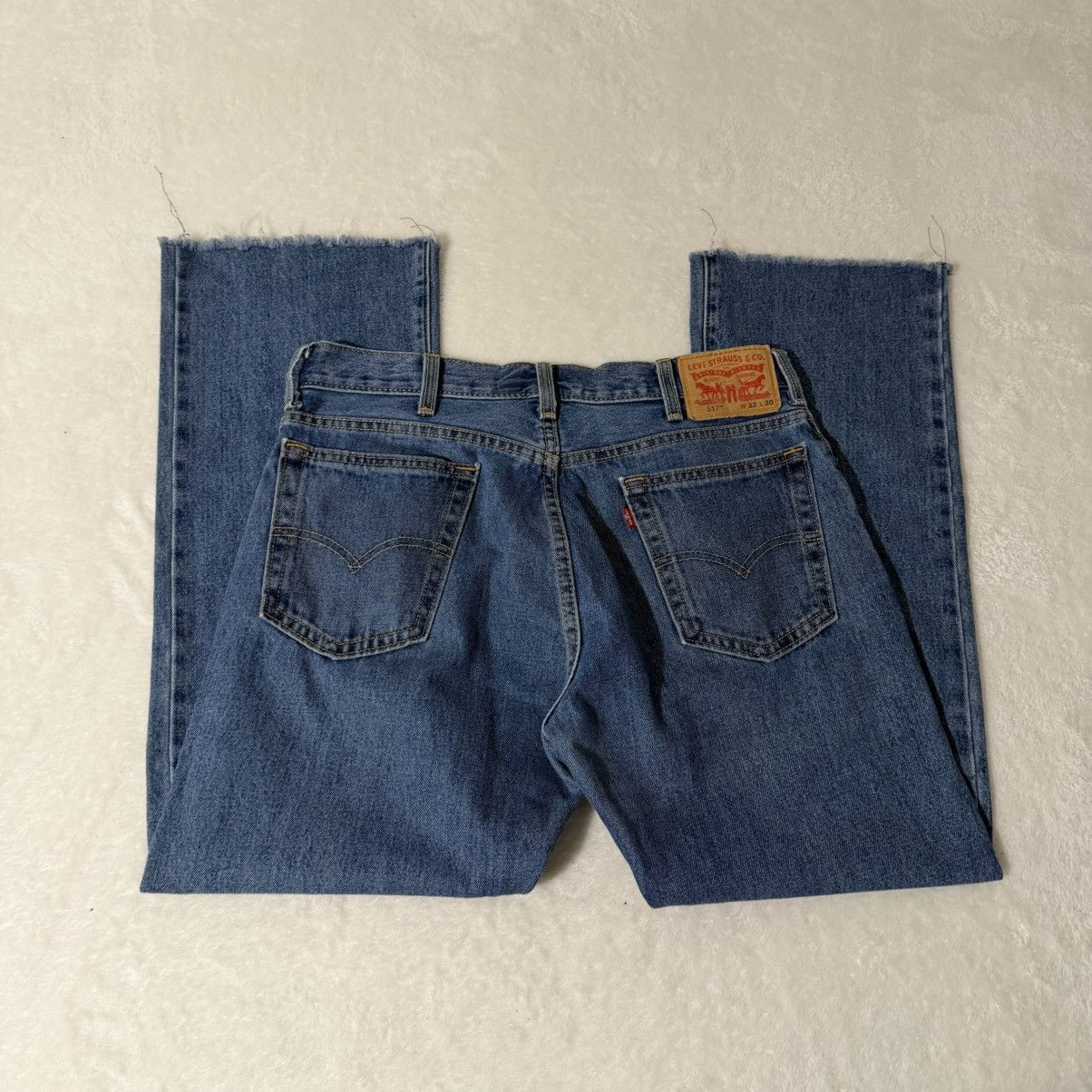 Levi's Levi’s 517 Bootcut Blue Jeans Size US 33 - 3 Thumbnail