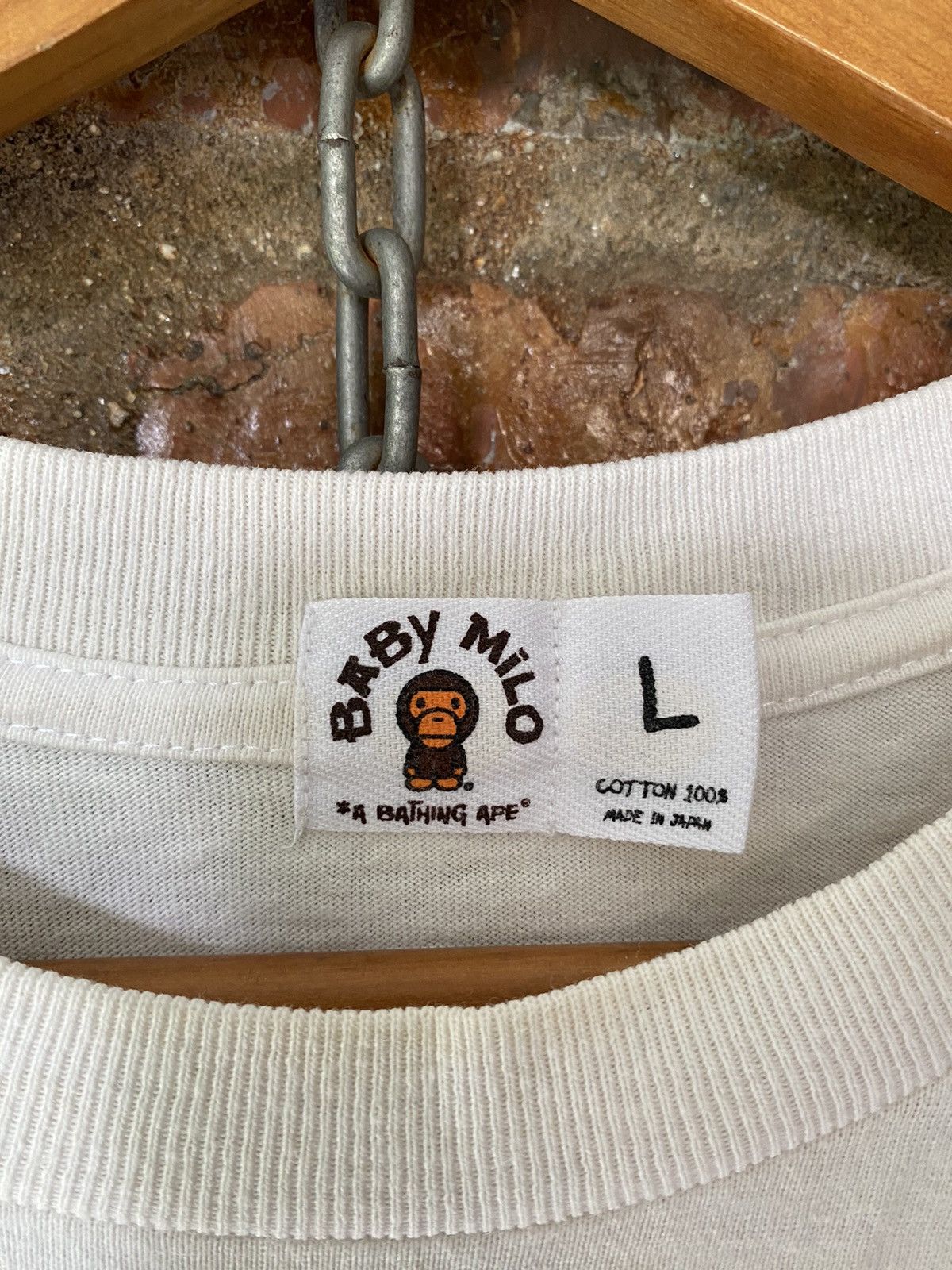 Bape 2002 Bape Milo face tee Size US L / EU 52-54 / 3 - 9 Thumbnail
