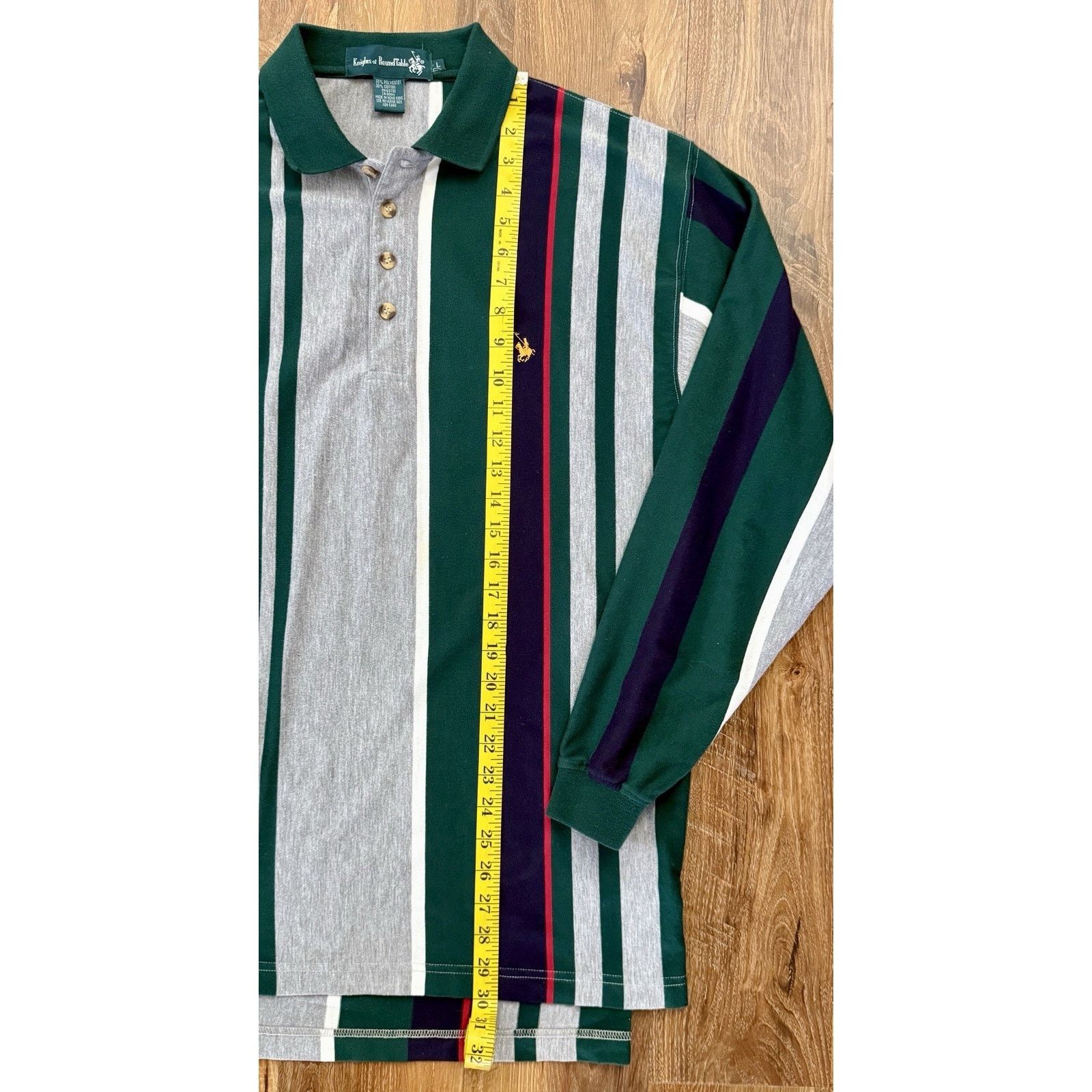 Other Vintage Knights of the Round Table Men’s Polo Rugby LS L Size US L / EU 52-54 / 3 - 6 Thumbnail