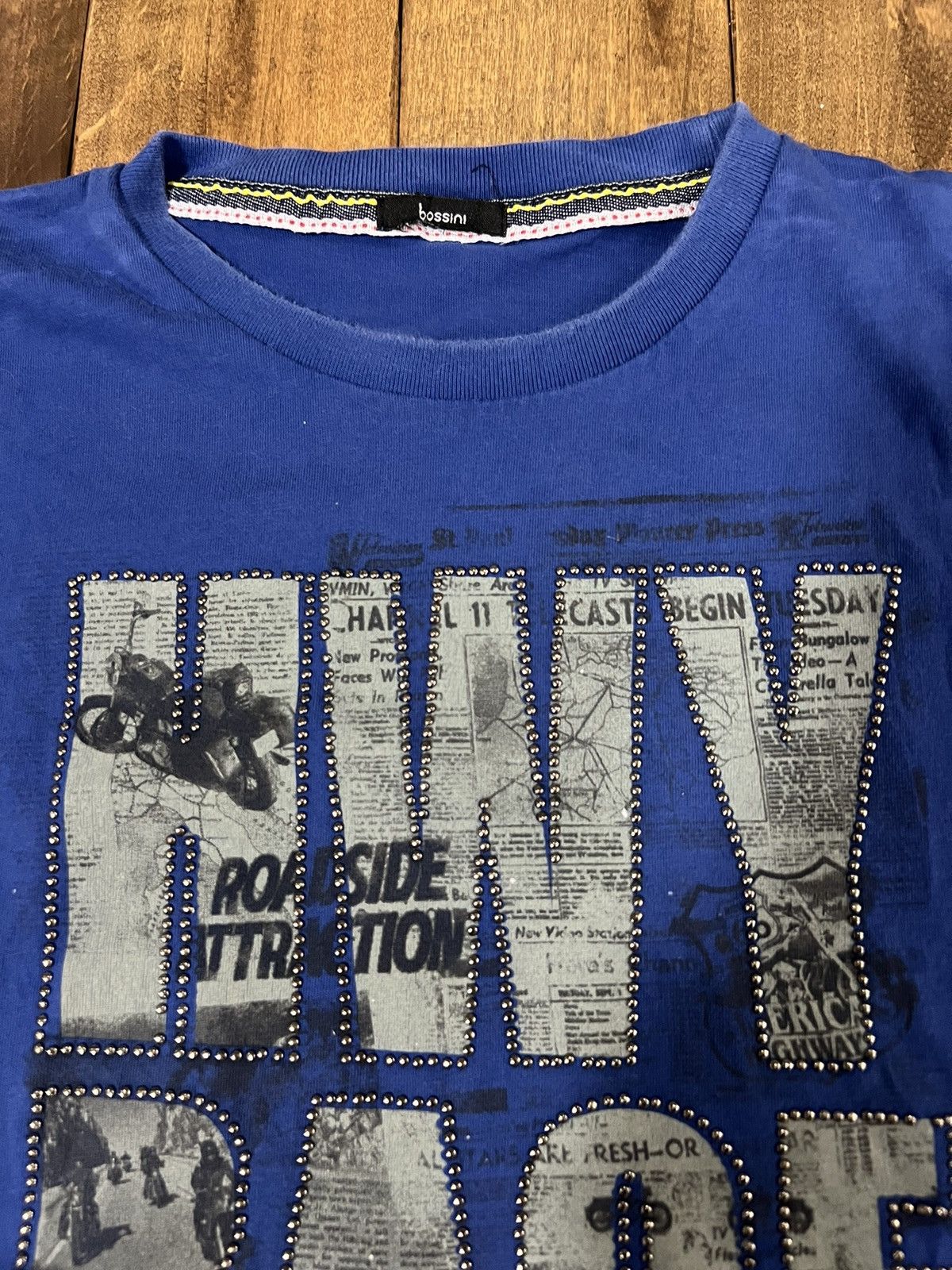 Other Bossini Studded T Shirt Size US M / EU 48-50 / 2 - 5 Thumbnail
