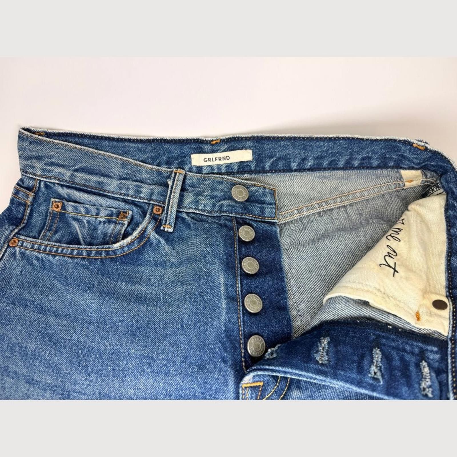 Other GRLFRND Karolina High Rise Straight Leg Jean Size 27 Size 27" / US 4 / IT 40 - 3 Thumbnail