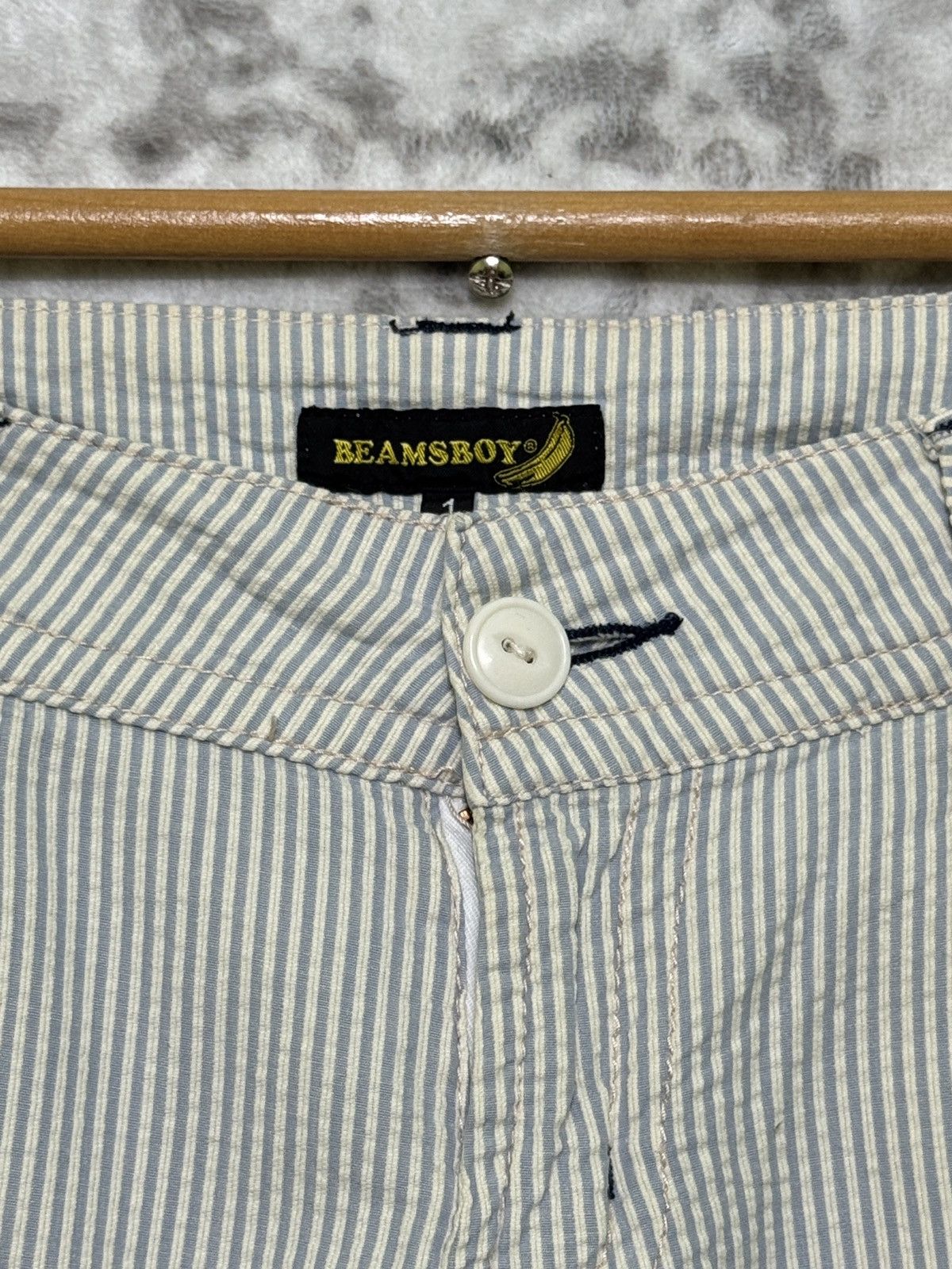 Beams Plus BEAMS BOY Pinstripe Carpenter Pants Japanese Workwear Size US 30 / EU 46 - 8 Thumbnail
