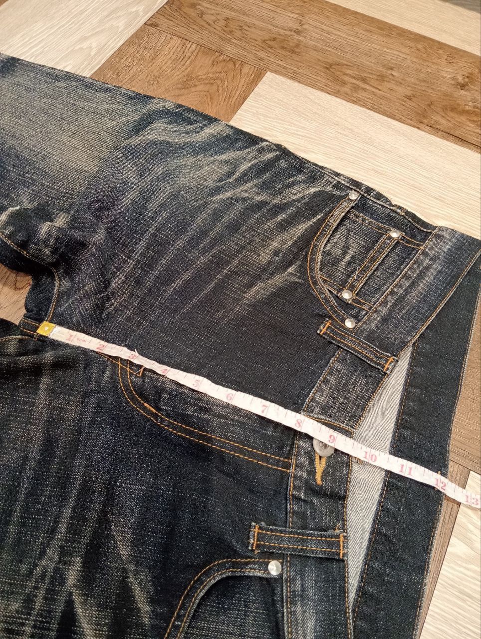 Tornado Mart TORNADO MART JAPAN BLUE DISTRESSED FLARED DENIM PANTS Size US 34 / EU 50 - 16 Thumbnail