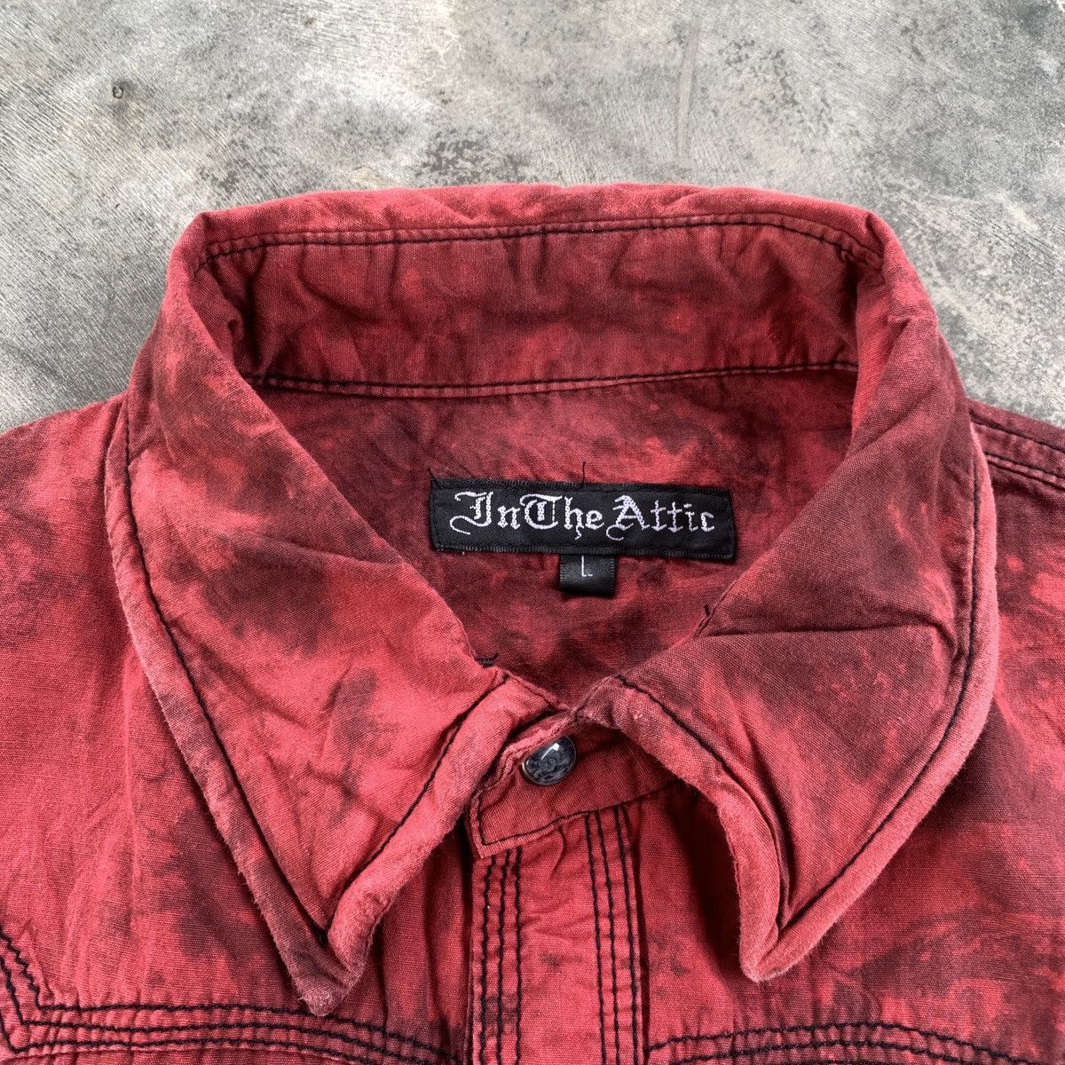 In The Attic In The Attic Red Dye Punk Ifsix LGB Style Shirt Size US L / EU 52-54 / 3 - 4 Thumbnail