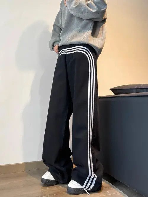 Jean Tomomi x Matsu Track Stripe Straight Denim Jeans Size US 32 / EU 48 - 4 Thumbnail