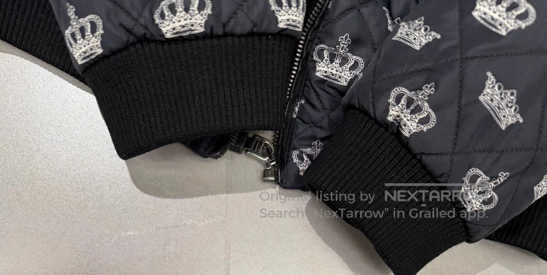 Dolce & Gabbana Dolce & Gabbana Runway Crown Print Puffer Jacket. Size US L / EU 52-54 / 3 - 3 Thumbnail