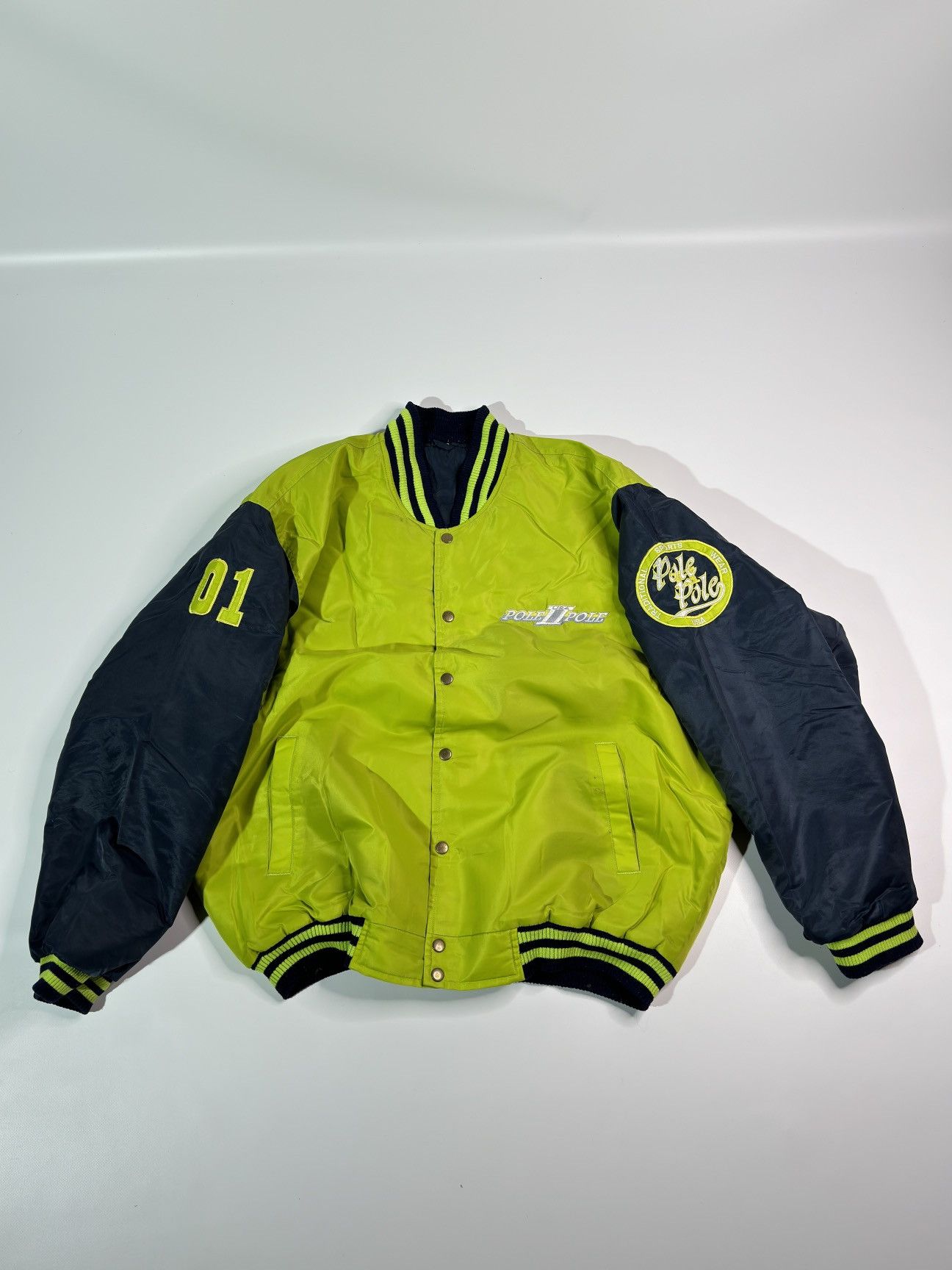 Vintage Vintage Pole Pole varsity bomber jacket satin y2k 90 00 swag Size US XL / EU 56 / 4 - 2 Thumbnail