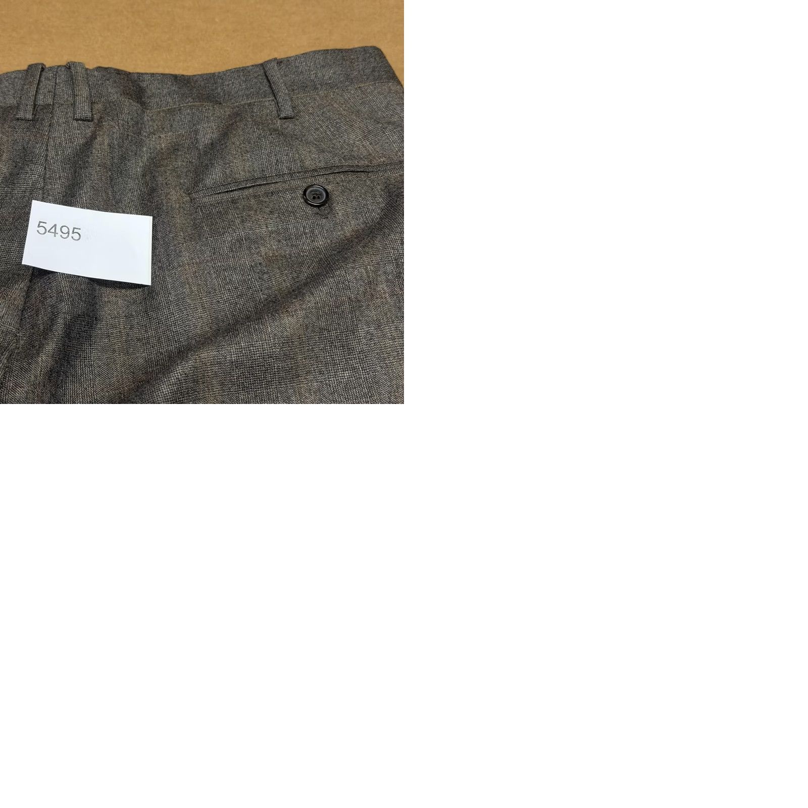 Brooks Brothers Brooks Brothers 1818 Madison Pants Mens 38x28 Brown Wool Classic Fit Dress Cuff Size US 38 / EU 54 - 9 Thumbnail