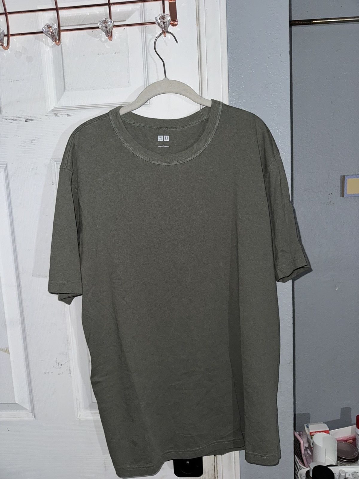 Japanese Brand × Uniqlo Uniqlo green shirt Size US L / EU 52-54 / 3 - 1 Thumbnail