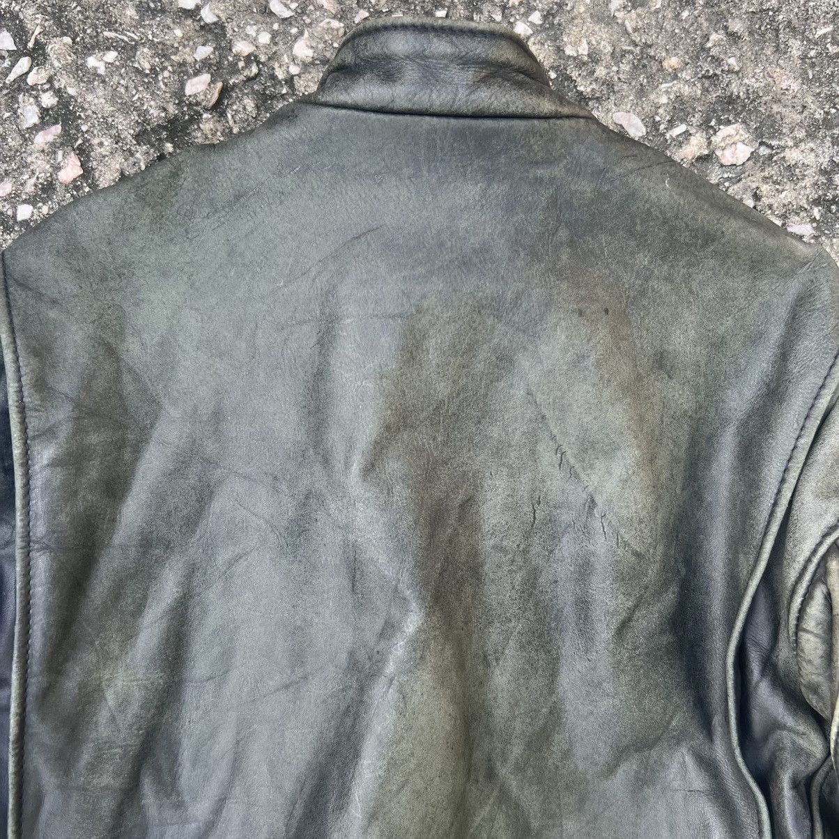 Schott “VINTAGE” SCHOTT BLACK LEATHER JACKET Size US M / EU 48-50 / 2 - 12 Thumbnail