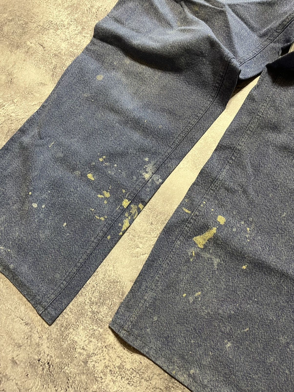 Vintage Rare Archive Lutteurs Workwear Salt & Pepper Heavy Trousers Size US 30 / EU 46 - 3 Thumbnail