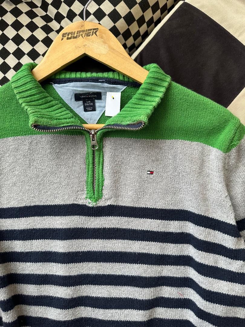 Tommy Hilfiger TOMMY HILFIGER KNITWEAR HALF ZIPPER Size M / US 6-8 / IT 42-44 - 2 Thumbnail