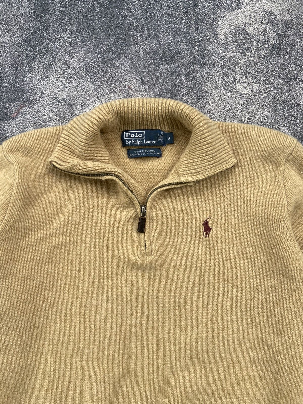 Polo Ralph Lauren × Vintage 🌊 Vintage Polo Ralph Lauren Quarter 1/4 Zip Sweater Y2K Size US S / EU 44-46 / 1 - 3 Thumbnail