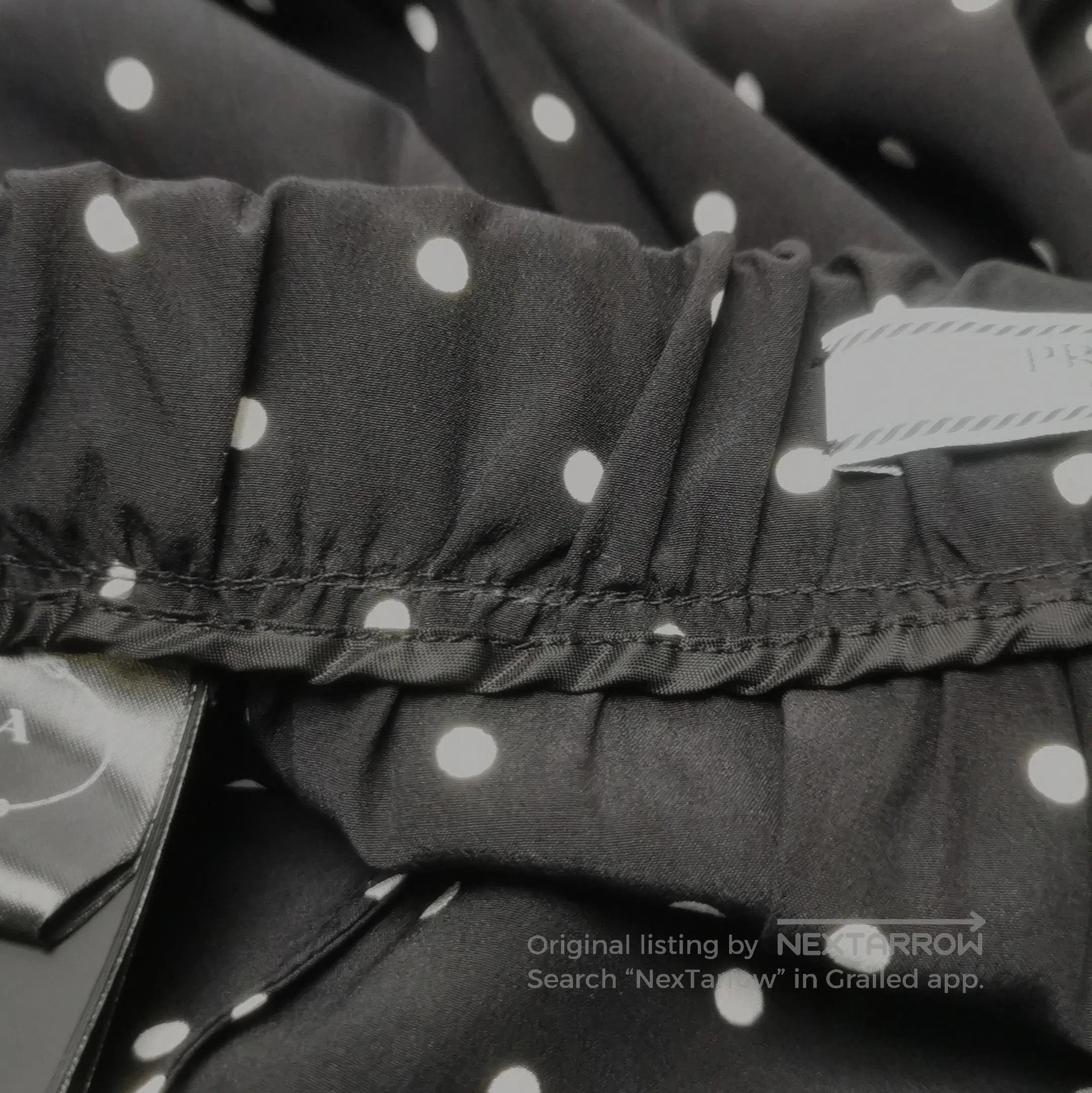 Prada Prada Polka Dot Silk Trousers in Size 38 . Size 37" - 8 Thumbnail