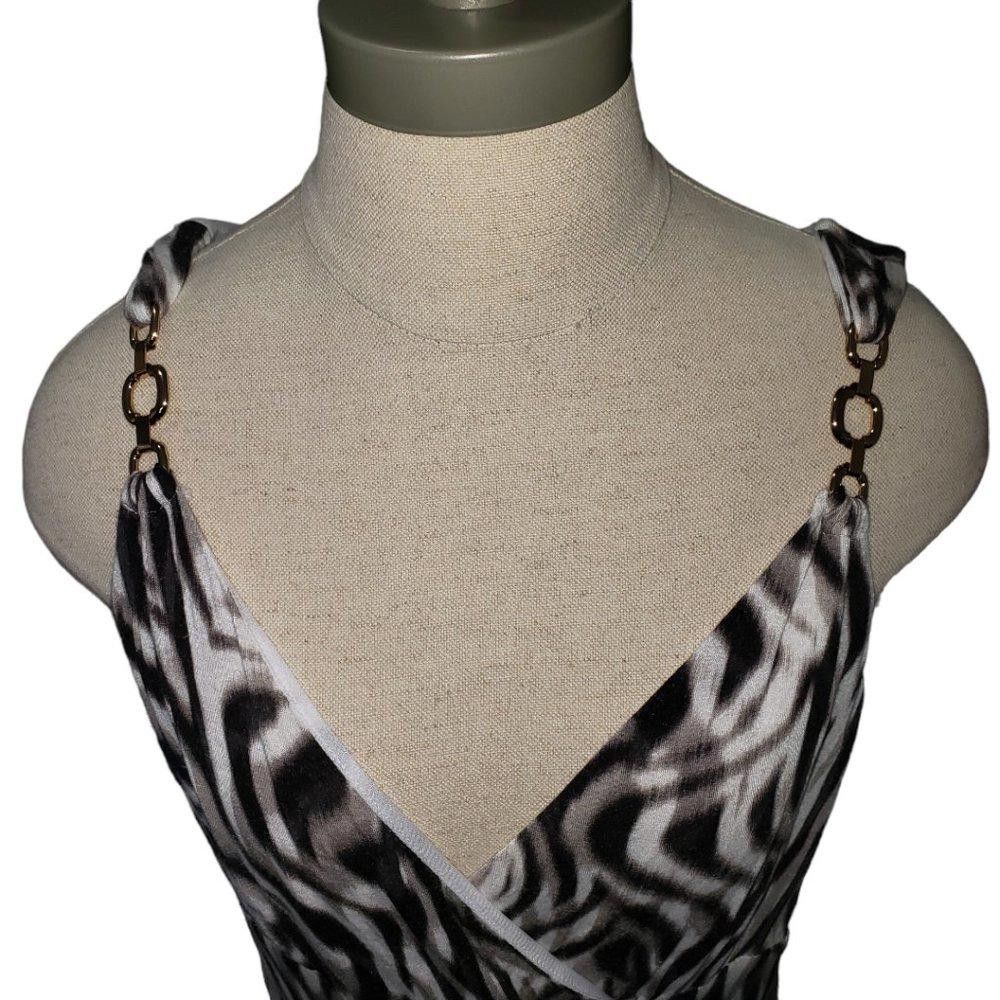 Jennifer Lopez Ct325 Jennifer Lopez Animal Print Maxi Dress L Size L / US 10 / IT 46 - 5 Thumbnail