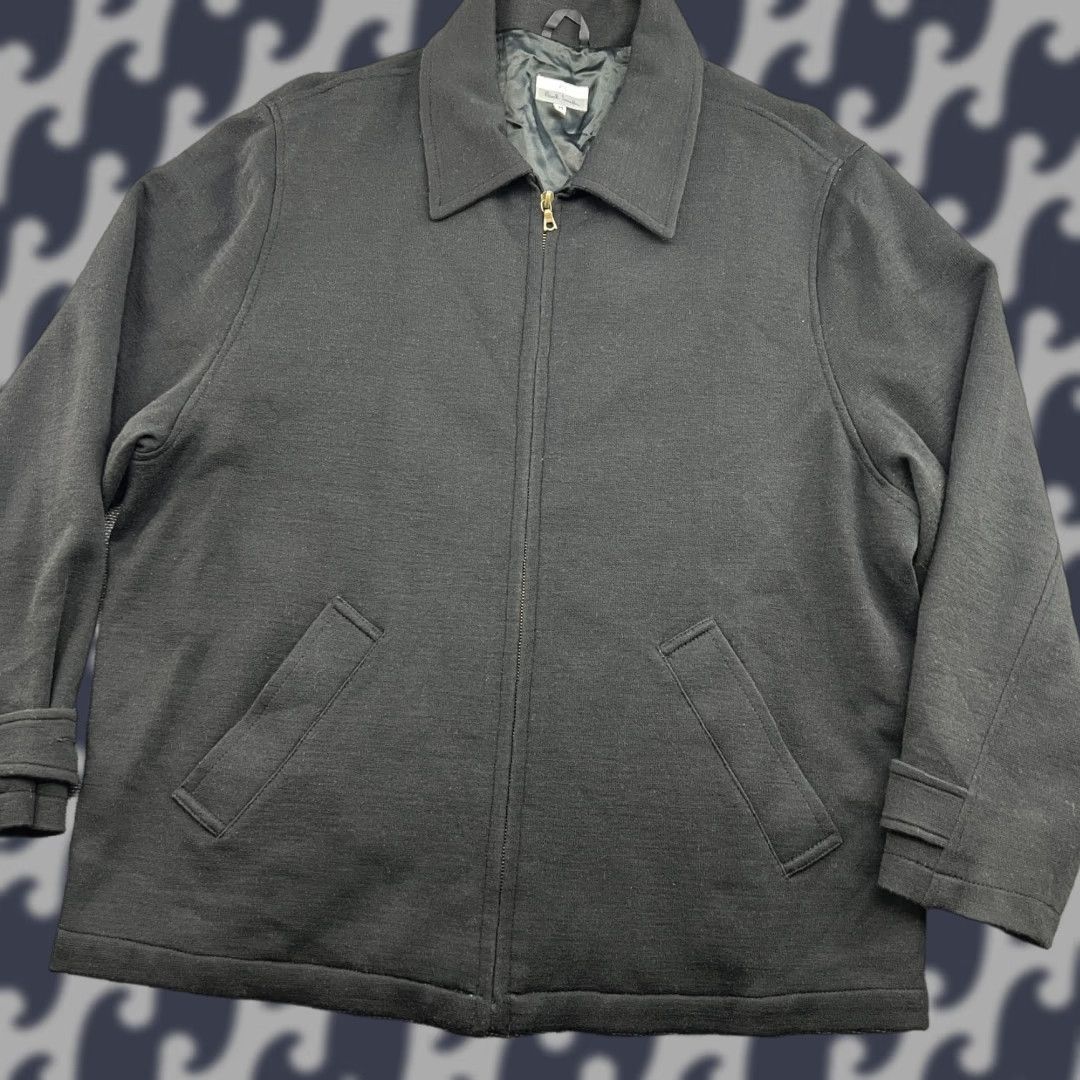 Paul Smith Paul Smith Jacket Mens Medium Wool Blend Black Full Zip PS Bomber Jacket Mens Regular Size M Black Wool Blend Full Zip PS Size US M / EU 48-50 / 2 - 1 Thumbnail
