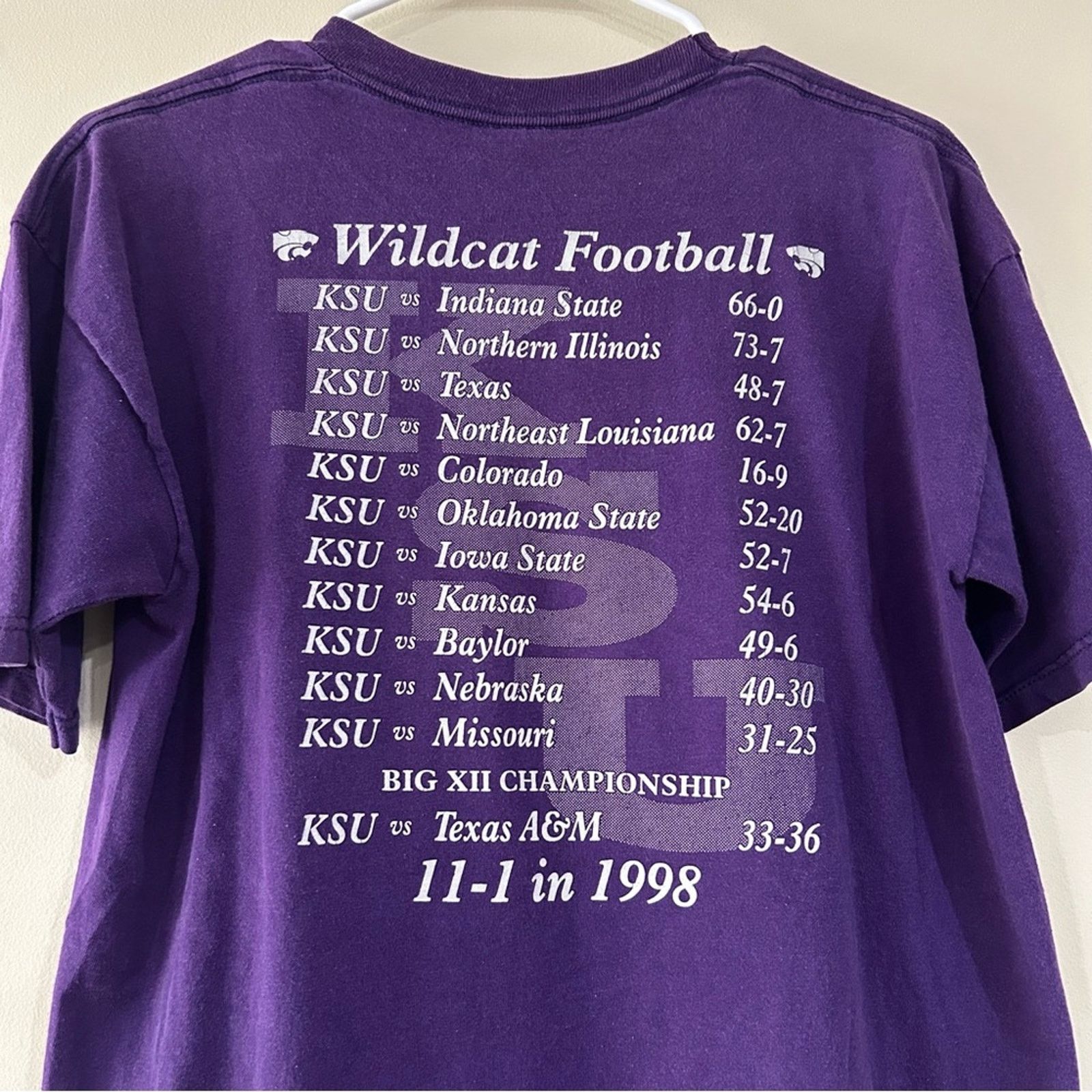 Other 1998 Kansas State Alamo Bowl Football Shirt Size US M / EU 48-50 / 2 - 4 Thumbnail