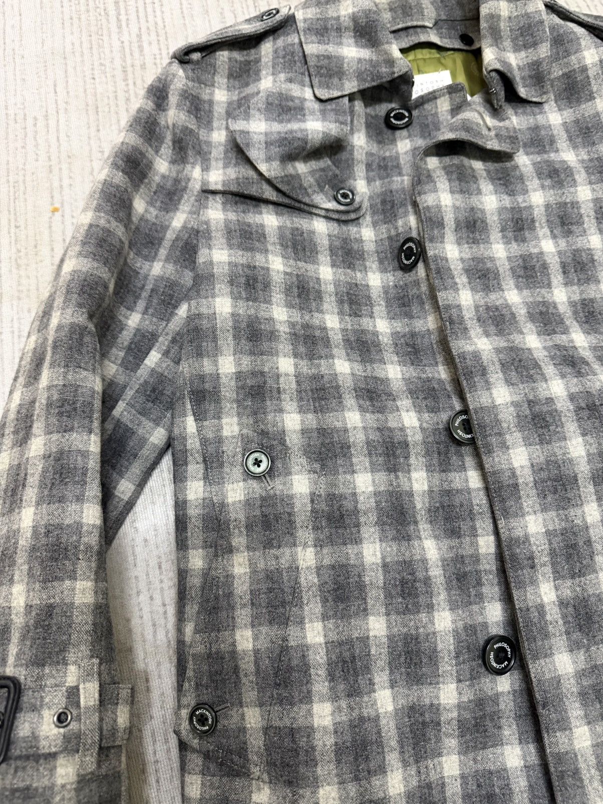 Junya Watanabe × Mackintosh Vintage 80s Mackintosh philosophy trench jacket Size US M / EU 48-50 / 2 - 5 Thumbnail