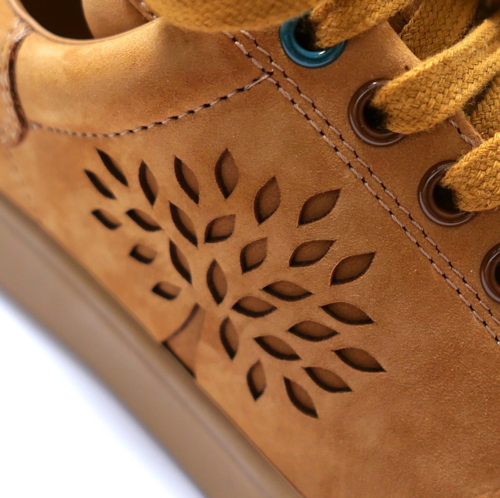 Mulberry Mulberry Tree Tennis Trainers Teak Suede Sneakers Size US 6 / IT 36 - 3 Thumbnail