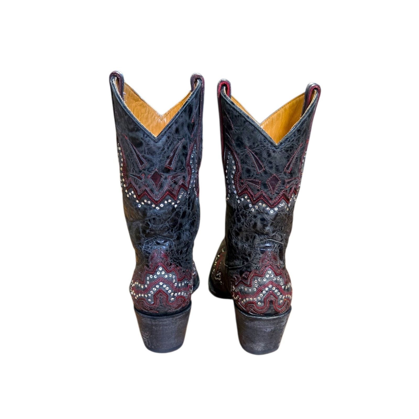 Old Gringo Old Gringo Crystal Embroidered Leather Western Boots Size US 7 / IT 37 - 5 Thumbnail