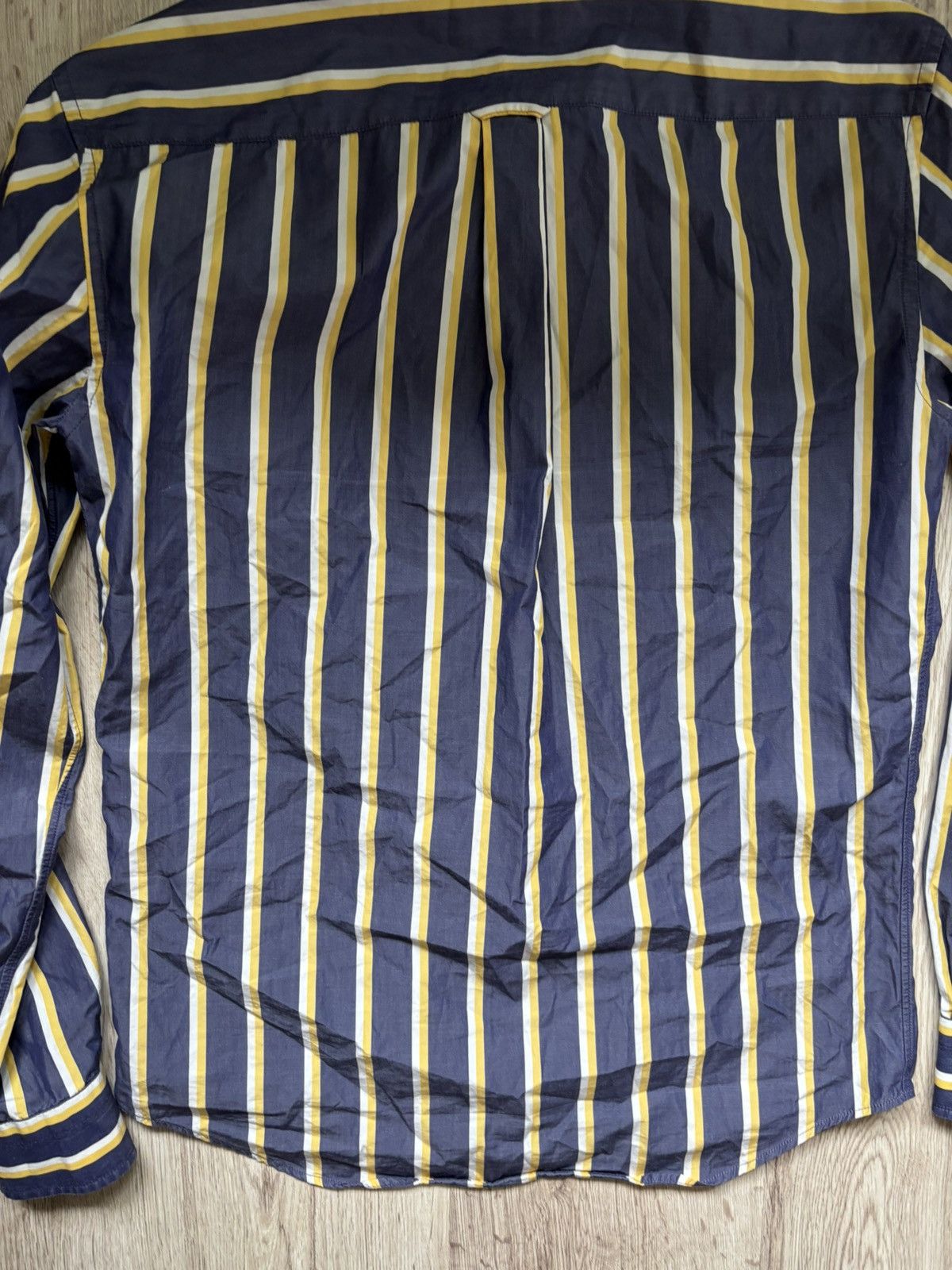 Maison Kitsune Maison Kitsuné Men’s Striped Shirt Size 38 Cotton Fox Logo Size US S / EU 44-46 / 1 - 20 Thumbnail