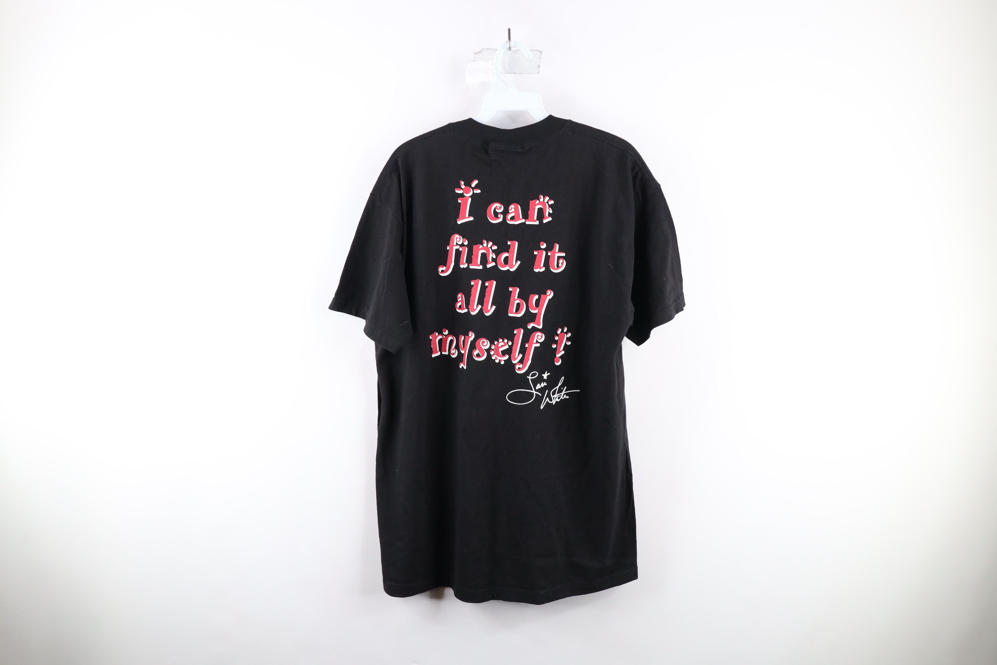 Vintage Vintage 90s Not Into Temptation Lari White Band T-Shirt USA Size US L / EU 52-54 / 3 - 10 Thumbnail