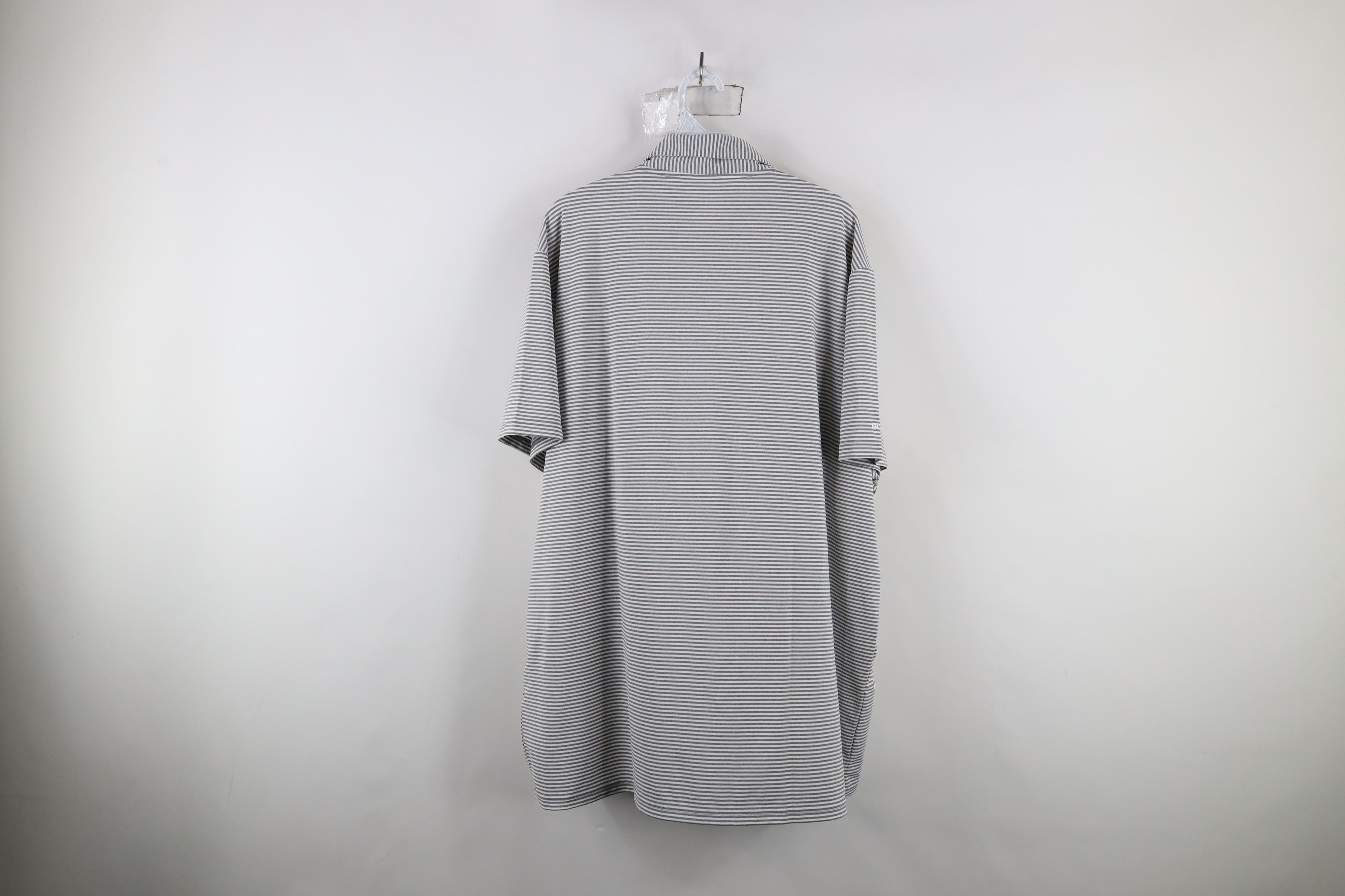 Bonobos × Vintage Bonobos Fit Stretch Striped Collared Golf Polo Shirt Gray Size US XXL / EU 58 / 5 - 7 Thumbnail