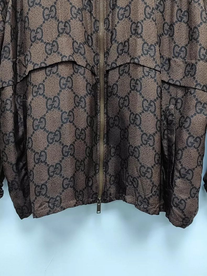 Gucci Gucci Printed brown zipper jacket 2506-Nextarrow Size US XS / EU 42 / 0 - 8 Thumbnail