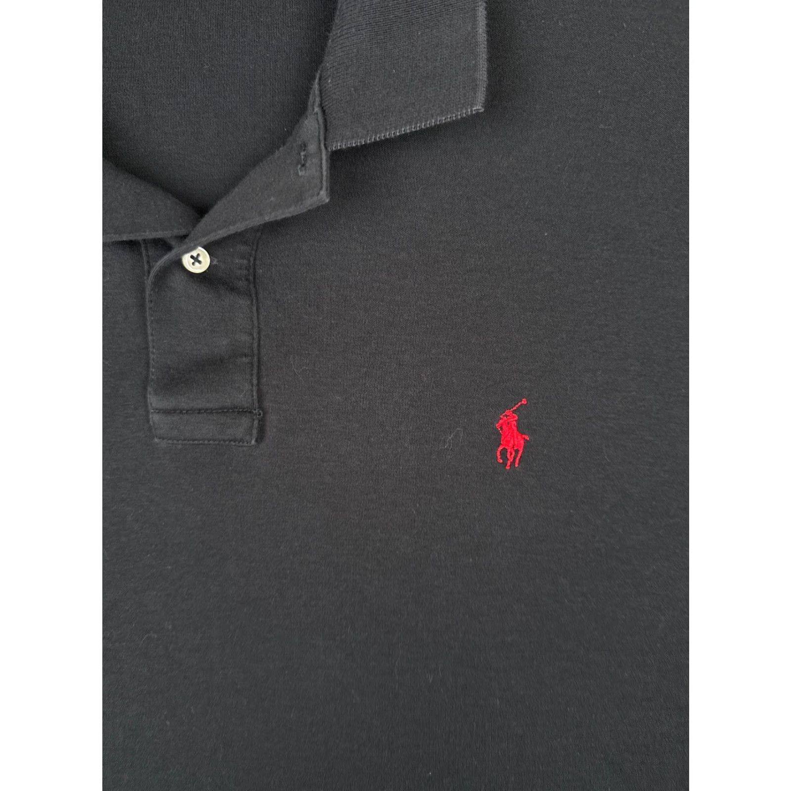 Polo Ralph Lauren VINTAGE Polo Ralph Lauren Polo Shirt Adult 2XL Black 100% Cotton Polo Shirt Polo Ralph Lauren Mens 2XL Black Vintage Sports Modern American 90s Size US XXL / EU 58 / 5 - 6 Thumbnail