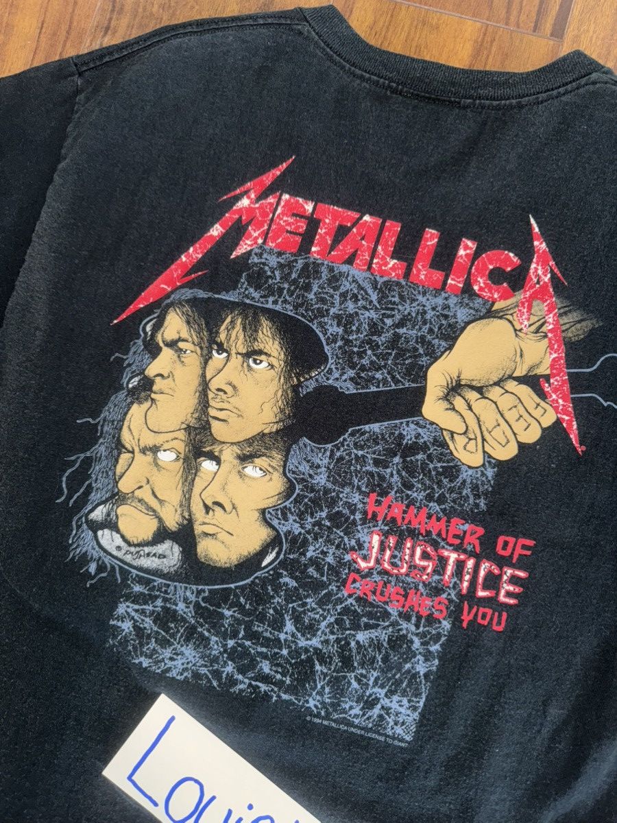 Metallica Metallica “…And Justice For All ” vintage tour tee Size US M / EU 48-50 / 2 - 3 Thumbnail