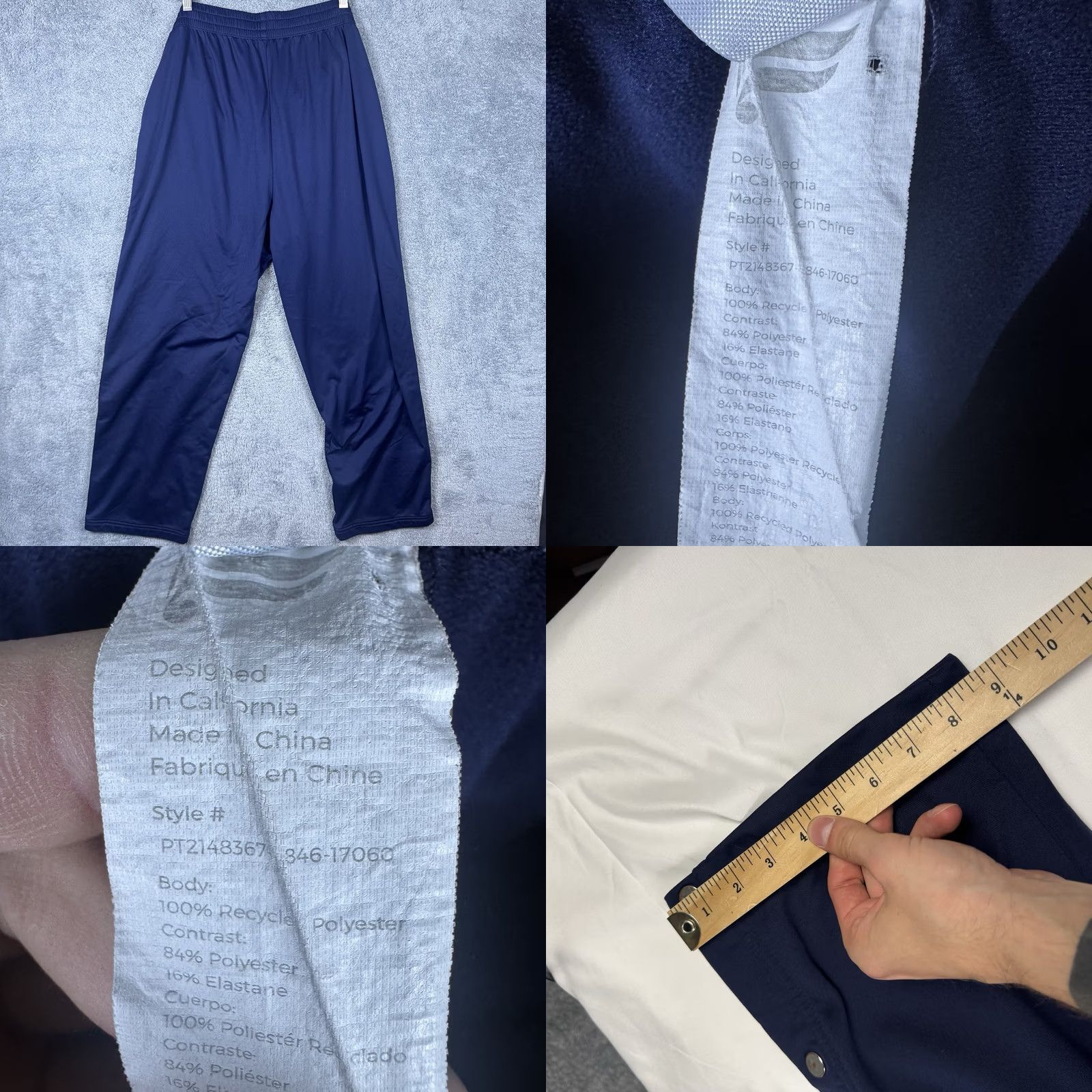Fabletics Fabletics Track Pants Womens XL Molly Break Away Sweatpants Athletic Streetwear Pants Size 40" / US 18 - 8 Thumbnail