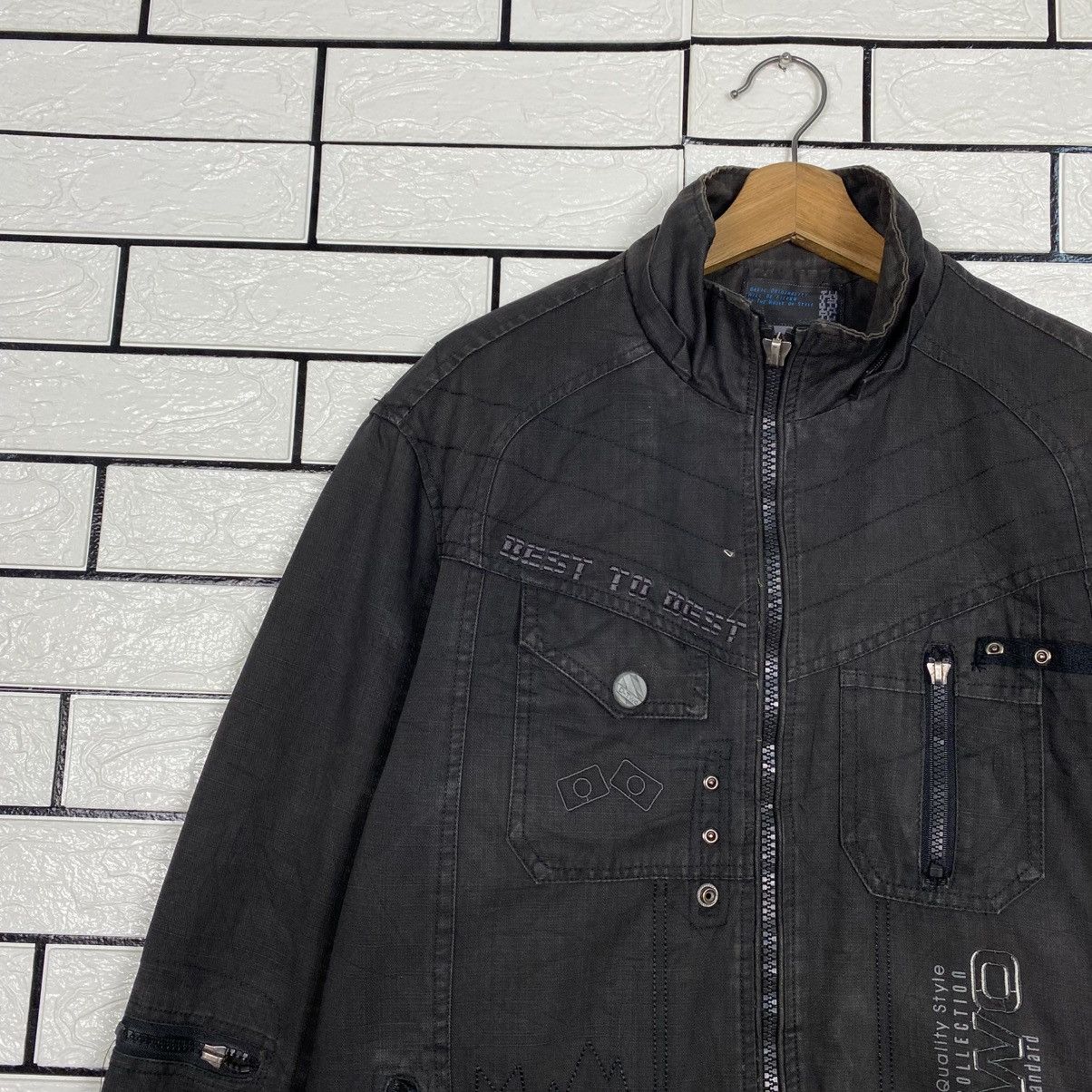 Japanese Brand 📌D-Two International Standard Biker Racing Jacket Size US XL / EU 56 / 4 - 8 Thumbnail