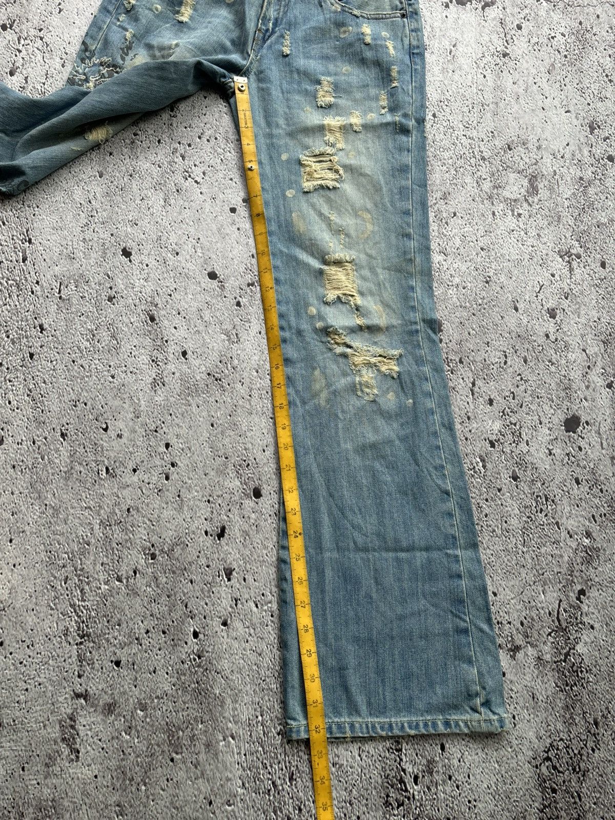 Hysteric Glamour 2000's Flare Abercrombie Distressed Denim bootcut Size US 31 - 14 Thumbnail