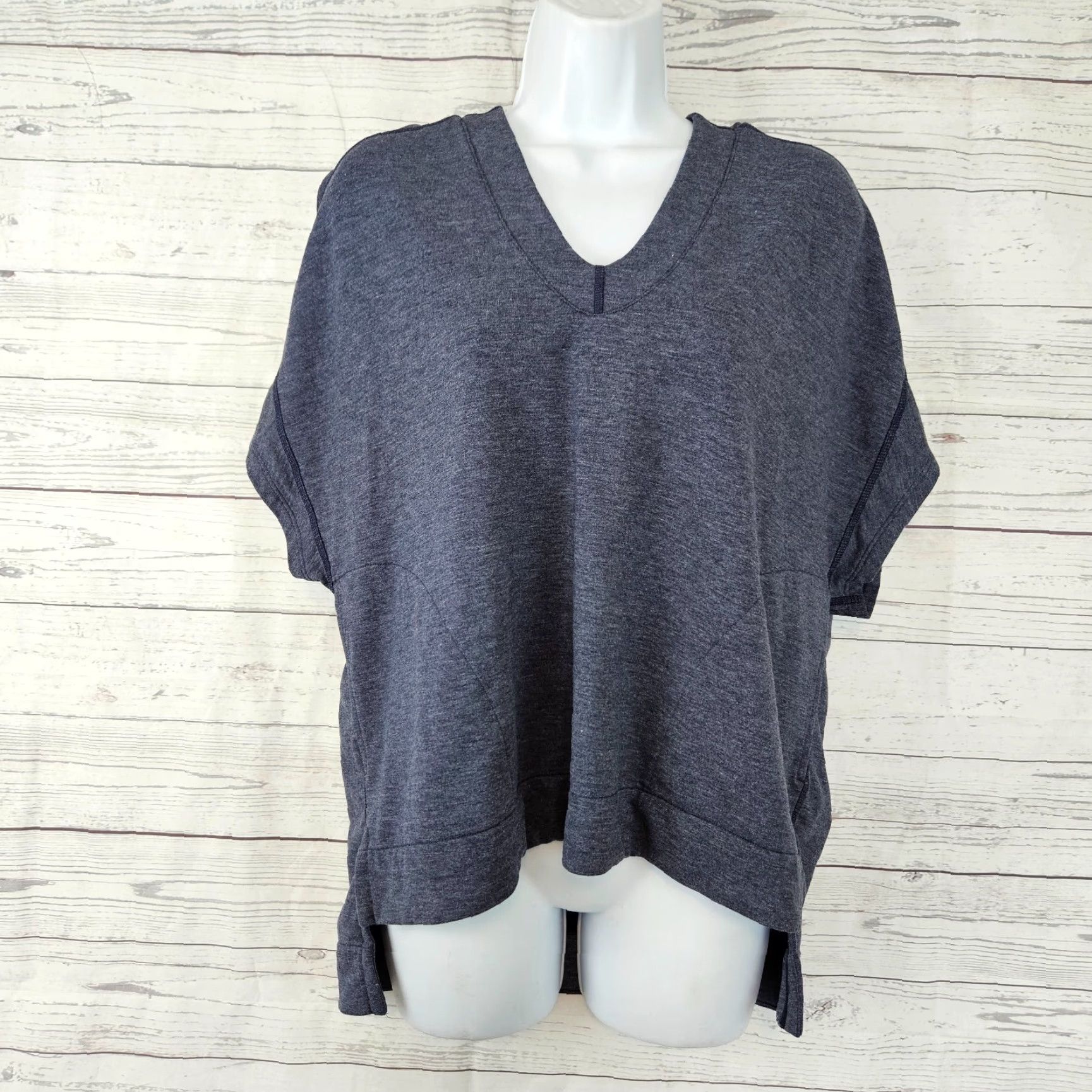 Smartwool Smartwool Womens Reset Hooded Pullover Sz Small Blue Wool Blend Hoodie Pullover Womens Small Blue Wool Blend Size S / US 4 / IT 40 - 2 Thumbnail