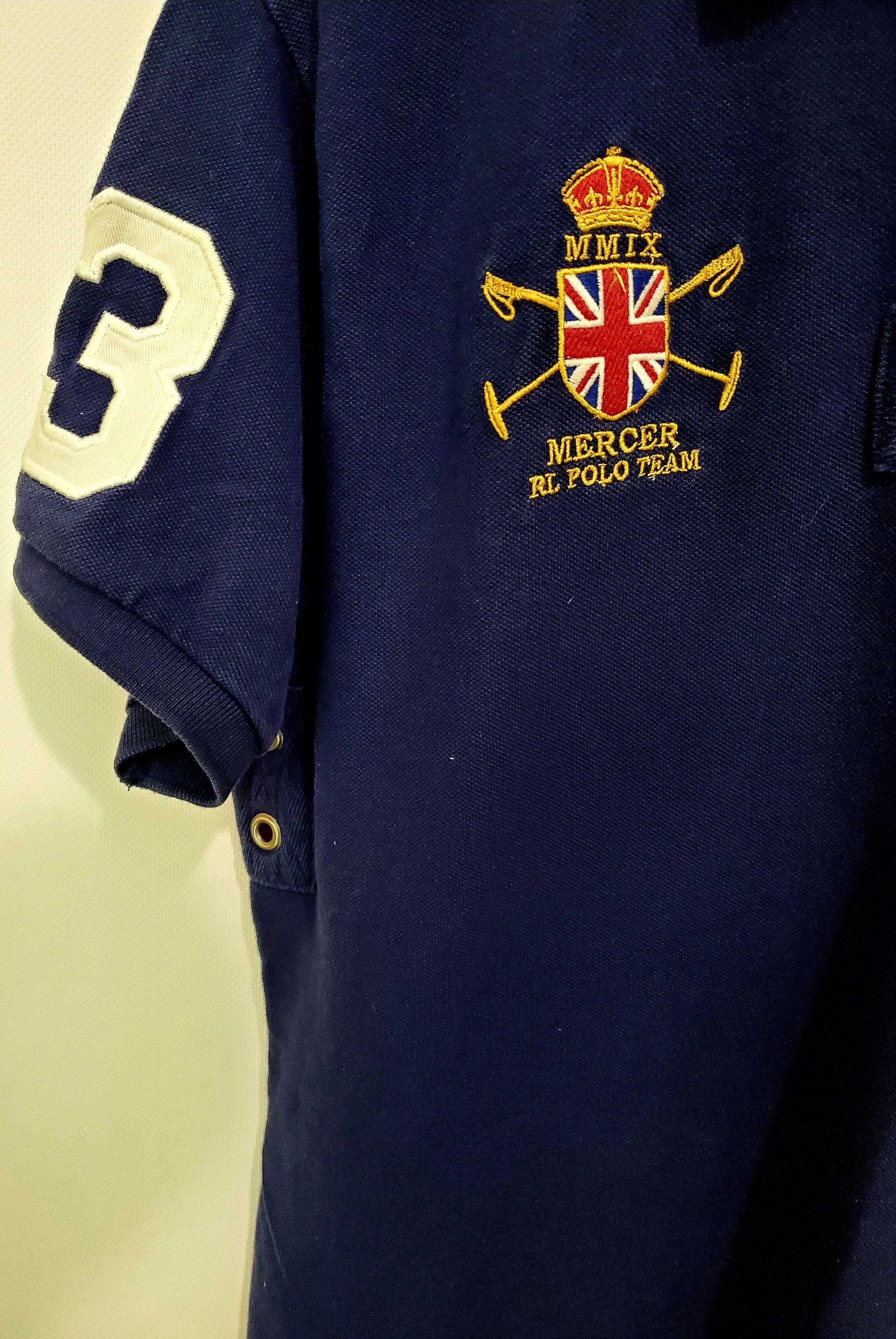Polo Ralph Lauren × Vintage Vintage Polo Ralph Lauren Polo T Shirt Rugby Mercer Big Logo Size US M / EU 48-50 / 2 - 3 Thumbnail