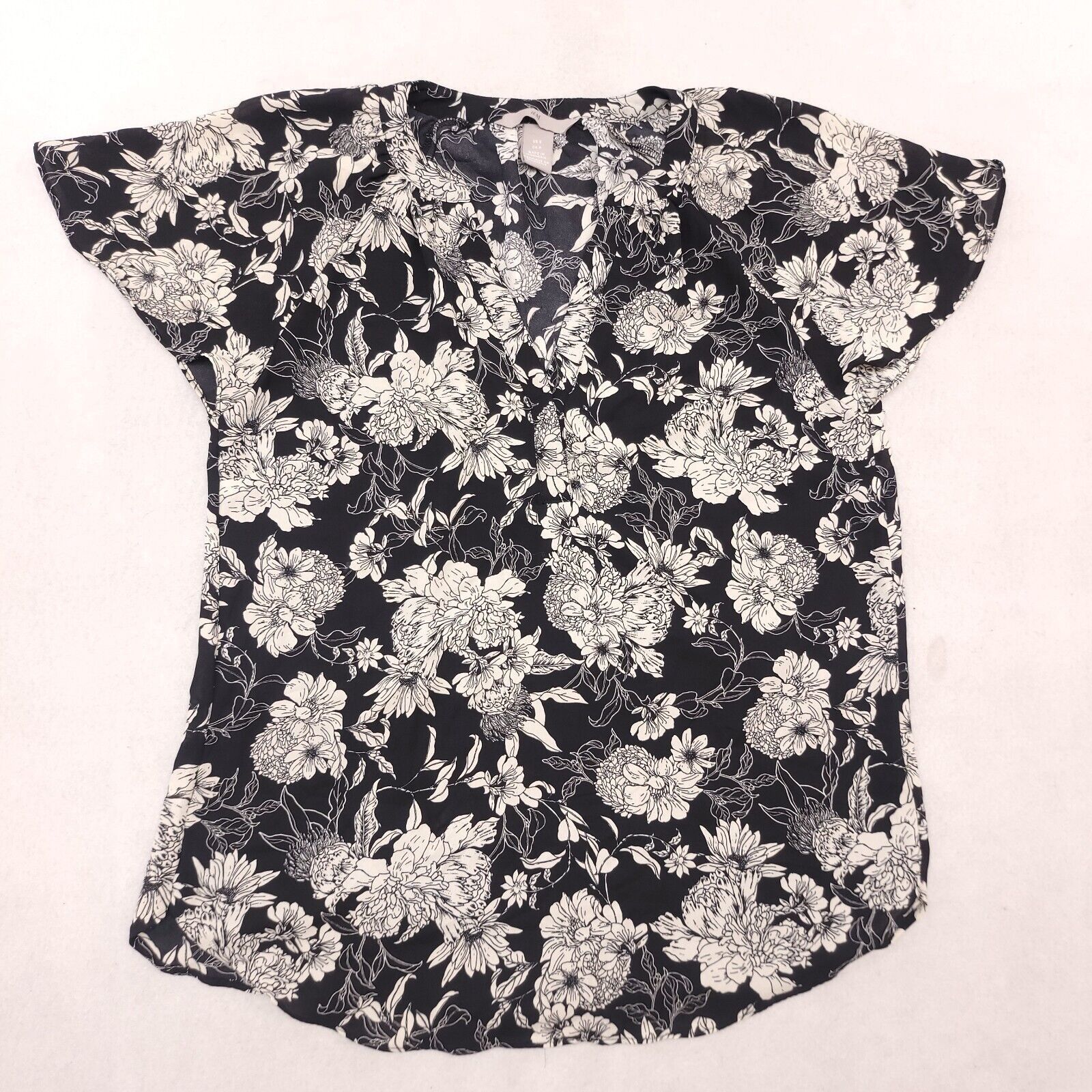 H&M H&M Casual Sleeveless Blouse Shirt Womens Size Small S Black Size S / US 4 / IT 40 - 1 Thumbnail