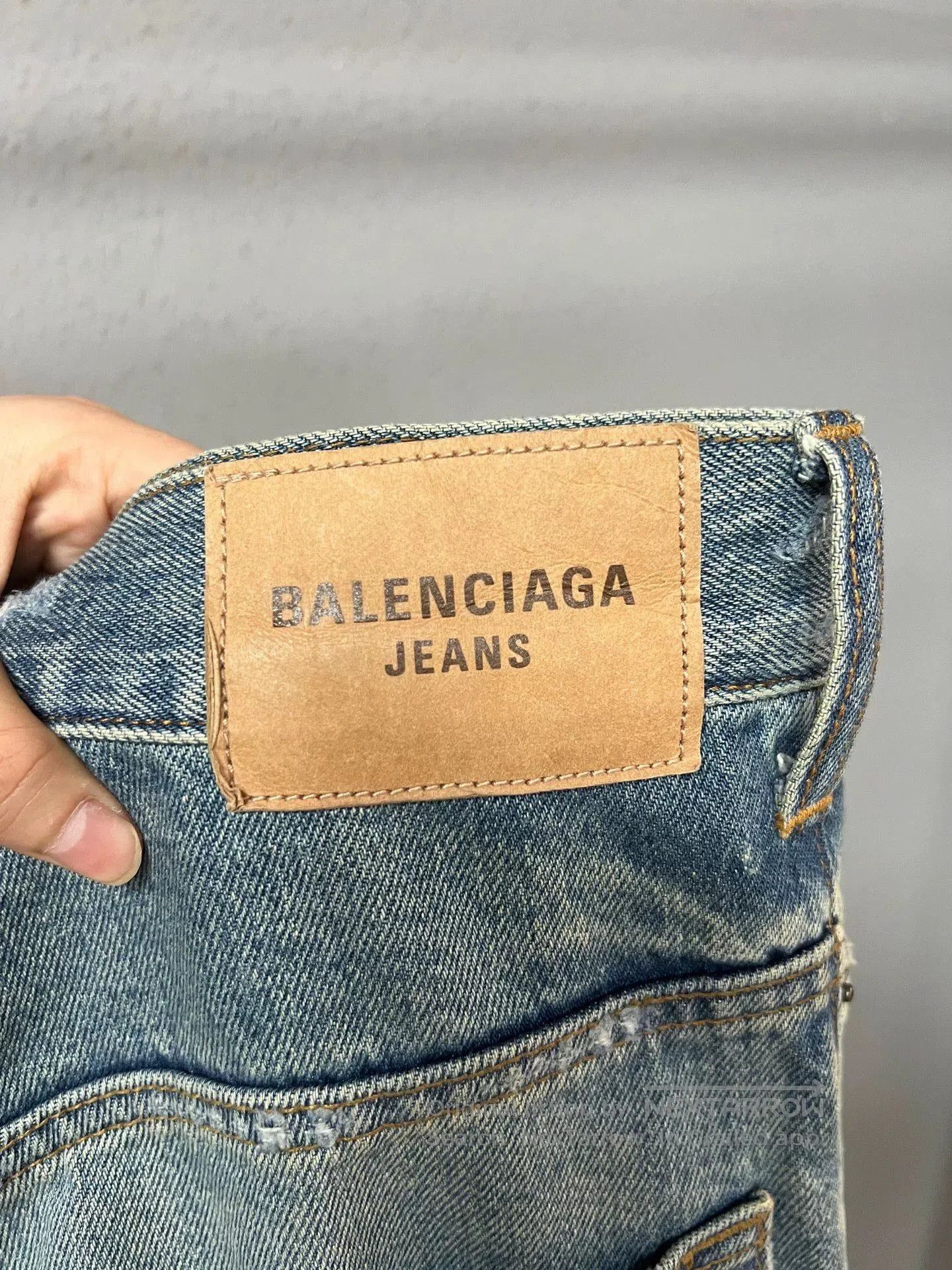 Balenciaga Balenciaga Distressed Double Layer Denim Pants. Size US 30 / EU 46 - 4 Thumbnail