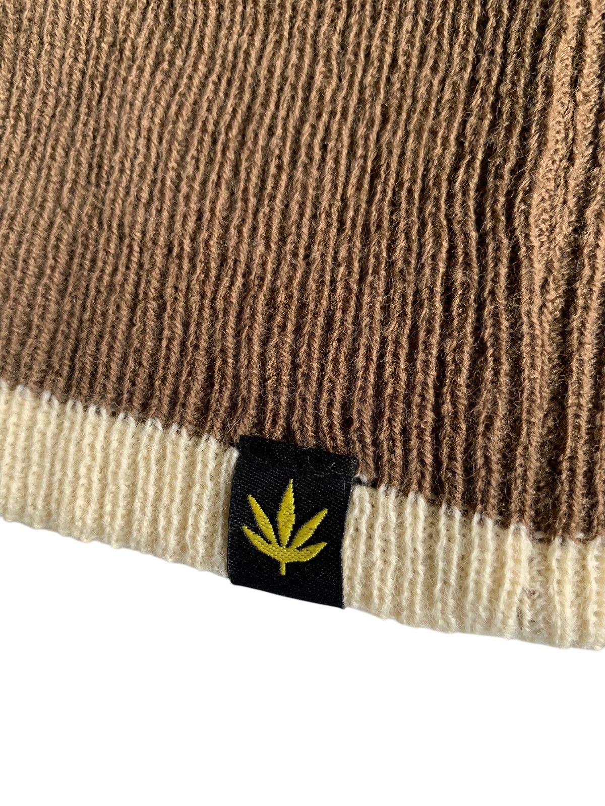 Vintage Knitted Hippies Style Marijuana Streetwear Beanie Hats Size ONE SIZE - 7 Thumbnail
