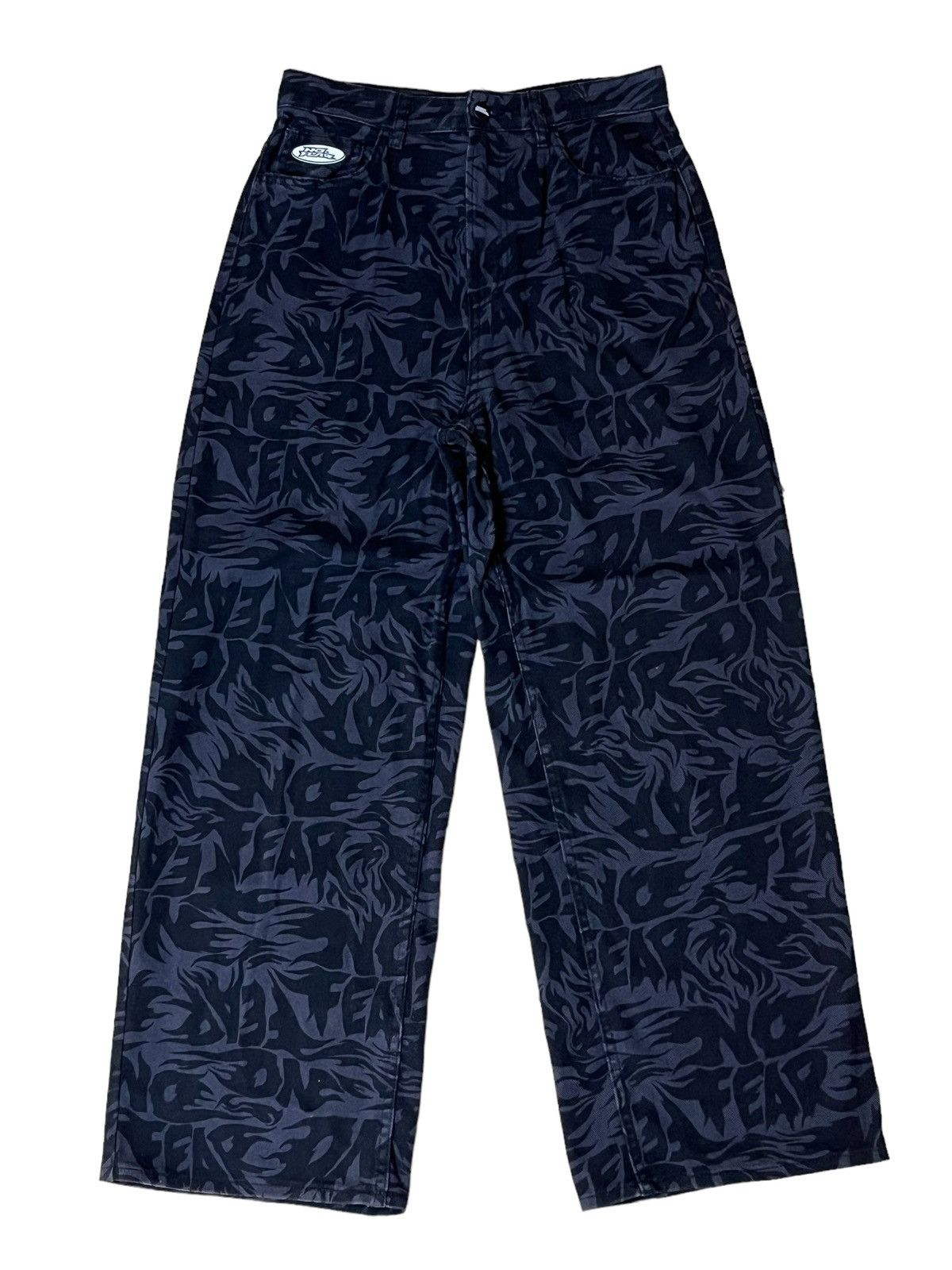 No Fear SKATEGANG NO FEAR x H&M FULLPRINT LOGO BAGGY PANT Size US 29 - 1 Thumbnail