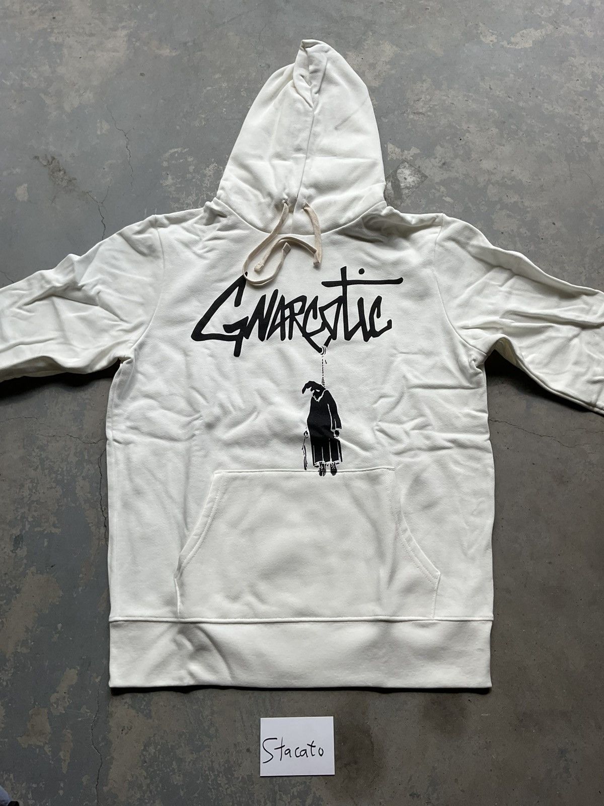 Gnarcotic Gnarcotic Lil Gnar Banksy Hoodie White Size US M / EU 48-50 / 2 - 1 Thumbnail