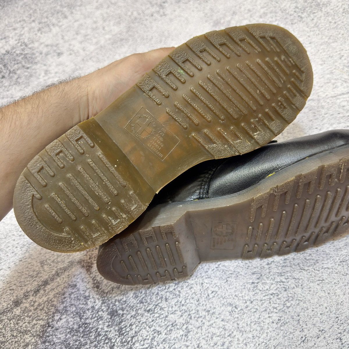 Dr. Martens Rare Vintage Dr. Martens 1980s Steel Toe US9.5 UK9 EU43 Size US 9.5 / EU 42-43 - 11 Thumbnail