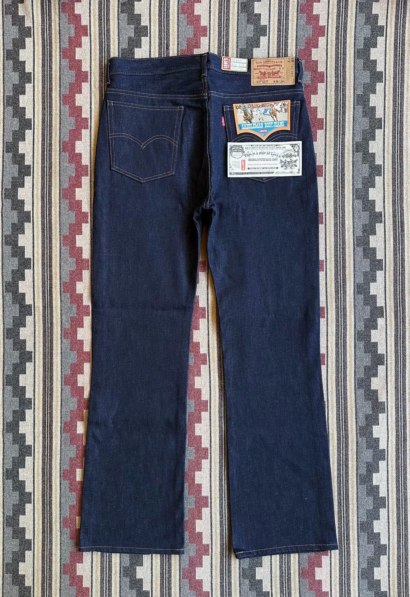 Levi's Levi's LVC 1970s 517 Bootcut Indigo Jeans Size US 36 / EU 52 - 2 Thumbnail