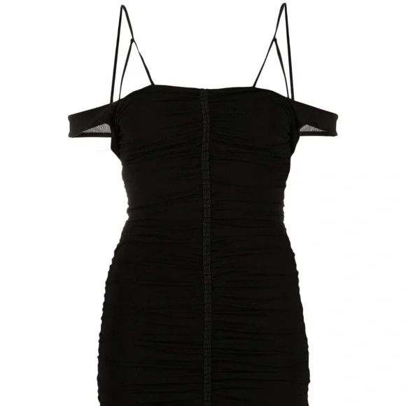 Givenchy GIVENCHY Black Ruched Minidress - NEW WITH TAGS Size XXS / US 00 / IT 34 - 2 Thumbnail