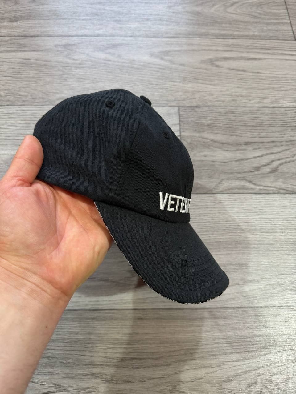 Reebok × Vetements Vetements Reebok Logo Embroidered Cotton Twill Baseball Cap Size ONE SIZE - 2 Thumbnail