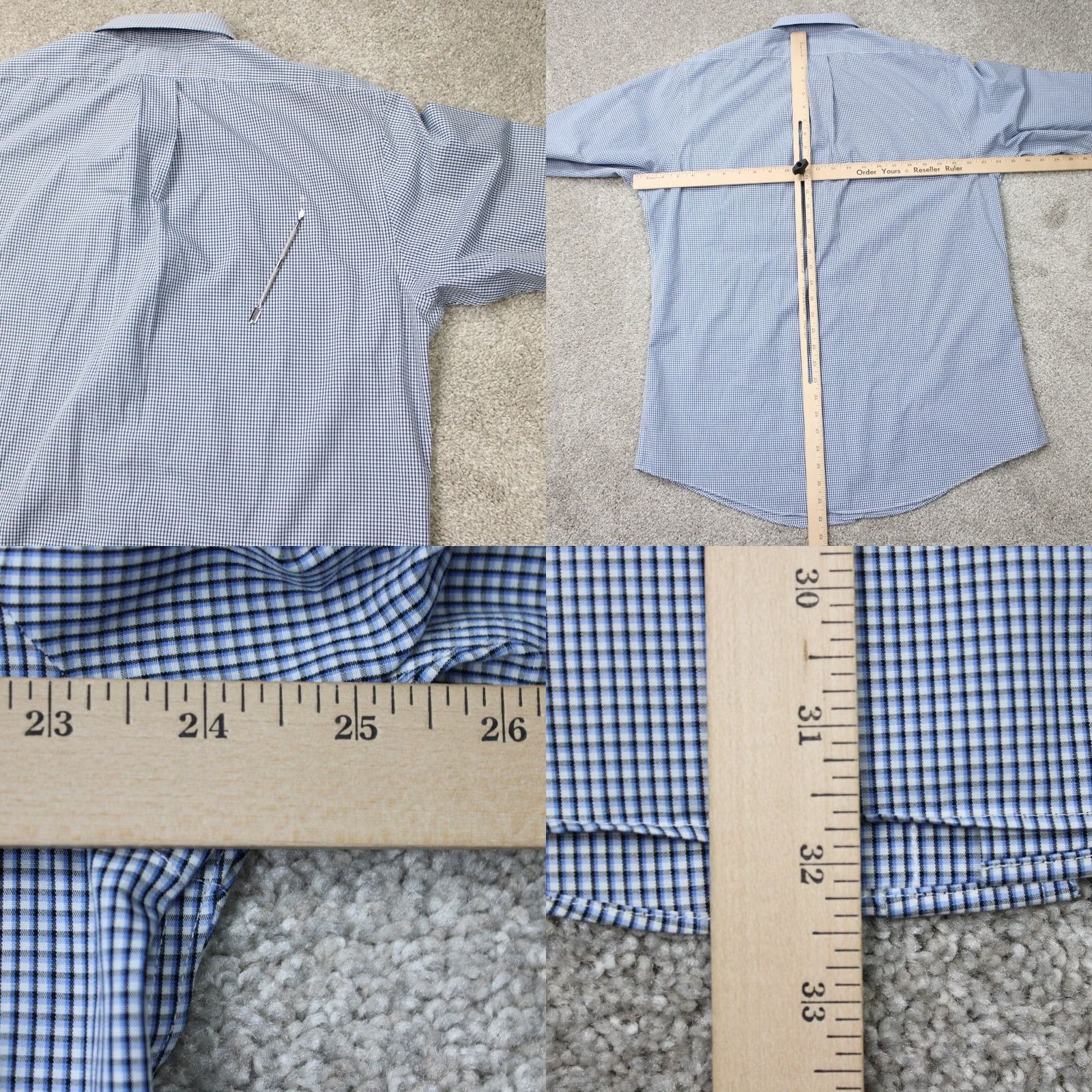 Brooks Brothers Brooks Brothers Regent Shirt Mens 16 1/2, 4/5 Blue Non-Iron L/S Button Dress Shirt Regular Size US XL / EU 56 / 4 - 9 Thumbnail