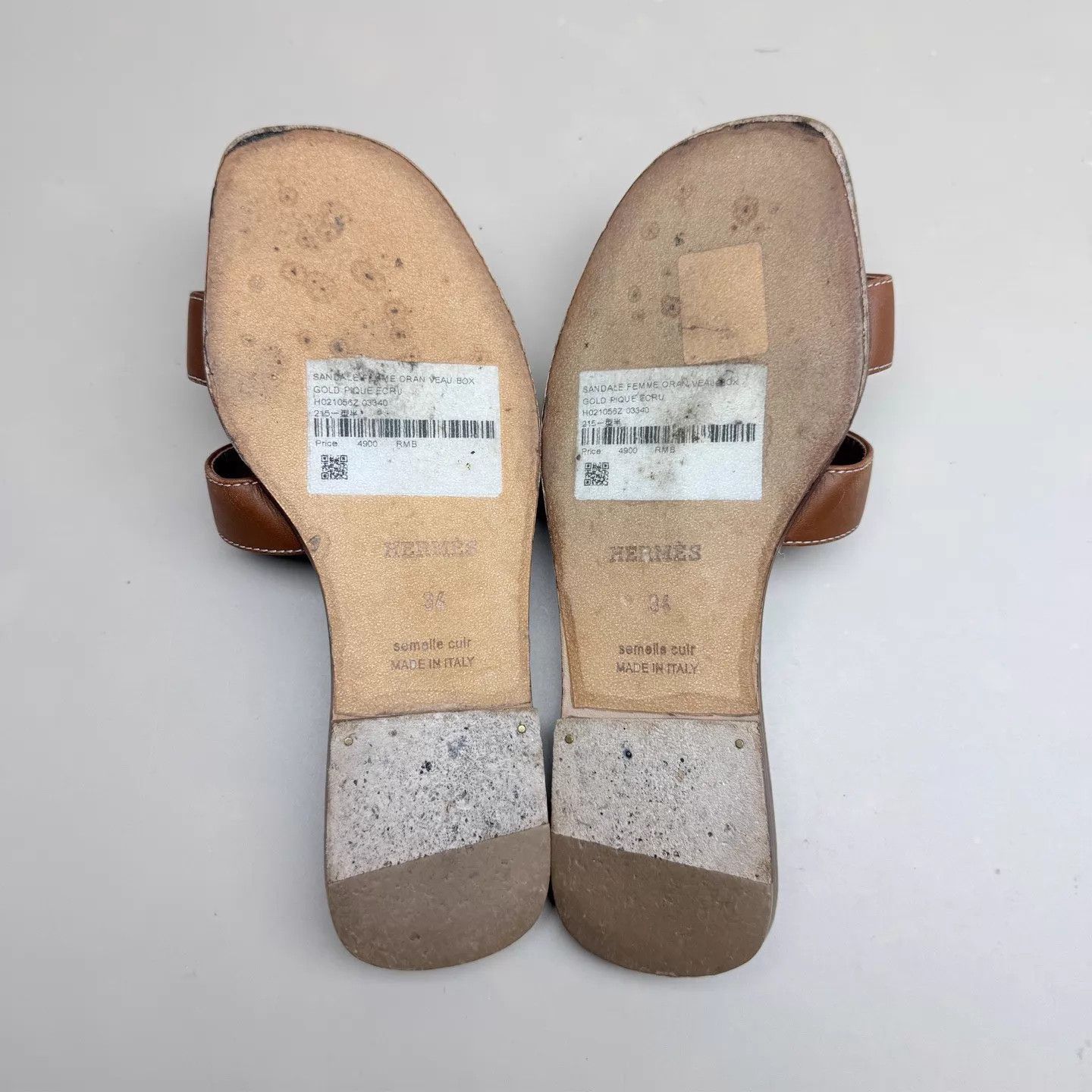 Hermes Hermes Dark Brown H Slipper 36 95 New Size US 5.5 / IT 35.5 - 6 Thumbnail